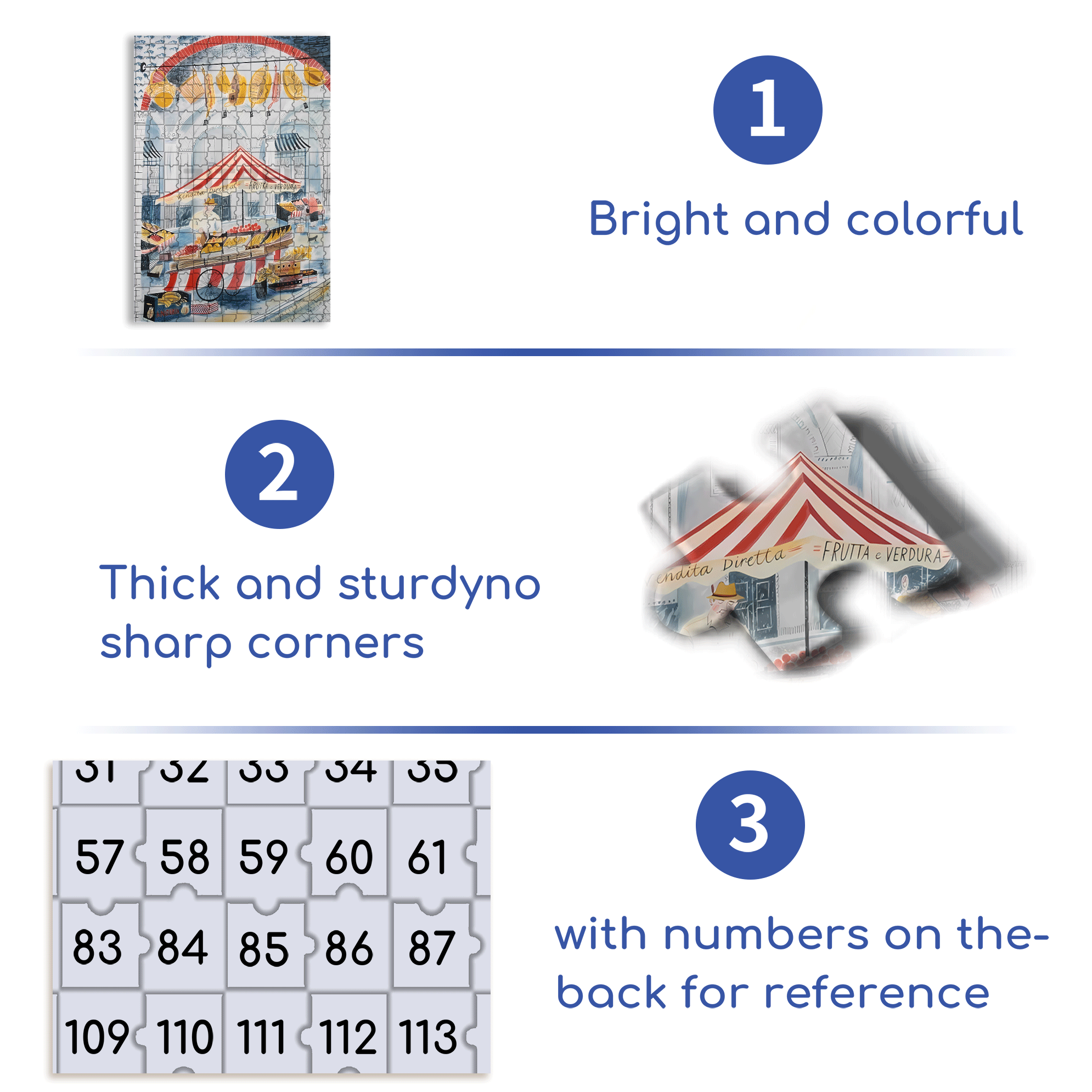 Small Stalls 500pcs/1000pcs Jigsaw Puzzle, Scratch-Resistant, Interactive Family Game & Brain-Boosting DIY Decor, Perfect for Halloween, Christmas & New Year Gifts, Family Puzzle Game
