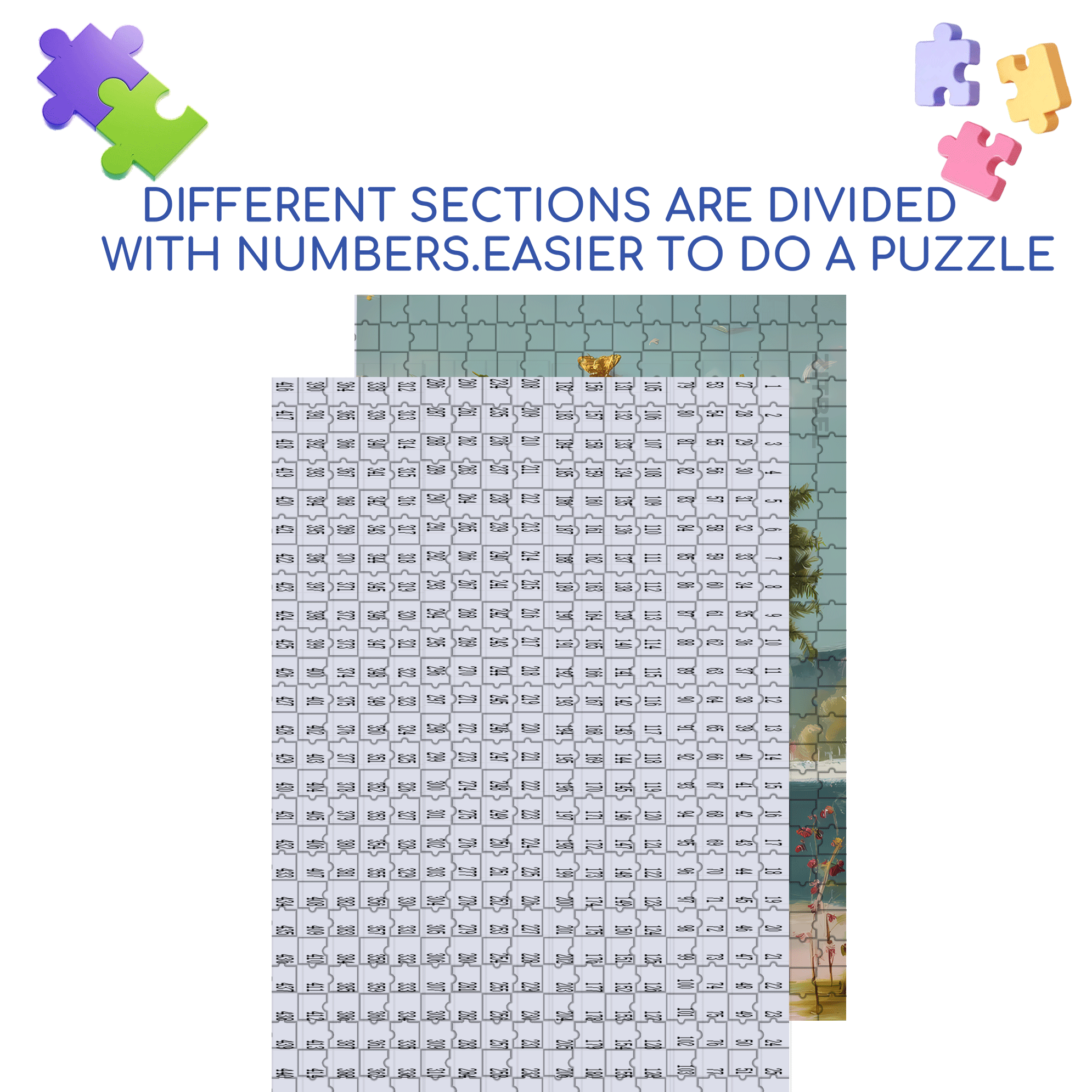Small Wonder, Big Heart 500pcs/1000pcs Jigsaw Puzzle, Scratch-Resistant, Interactive Family Game & Brain-Boosting DIY Decor, Perfect for Halloween, Christmas & New Year Gifts, Family Puzzle Game