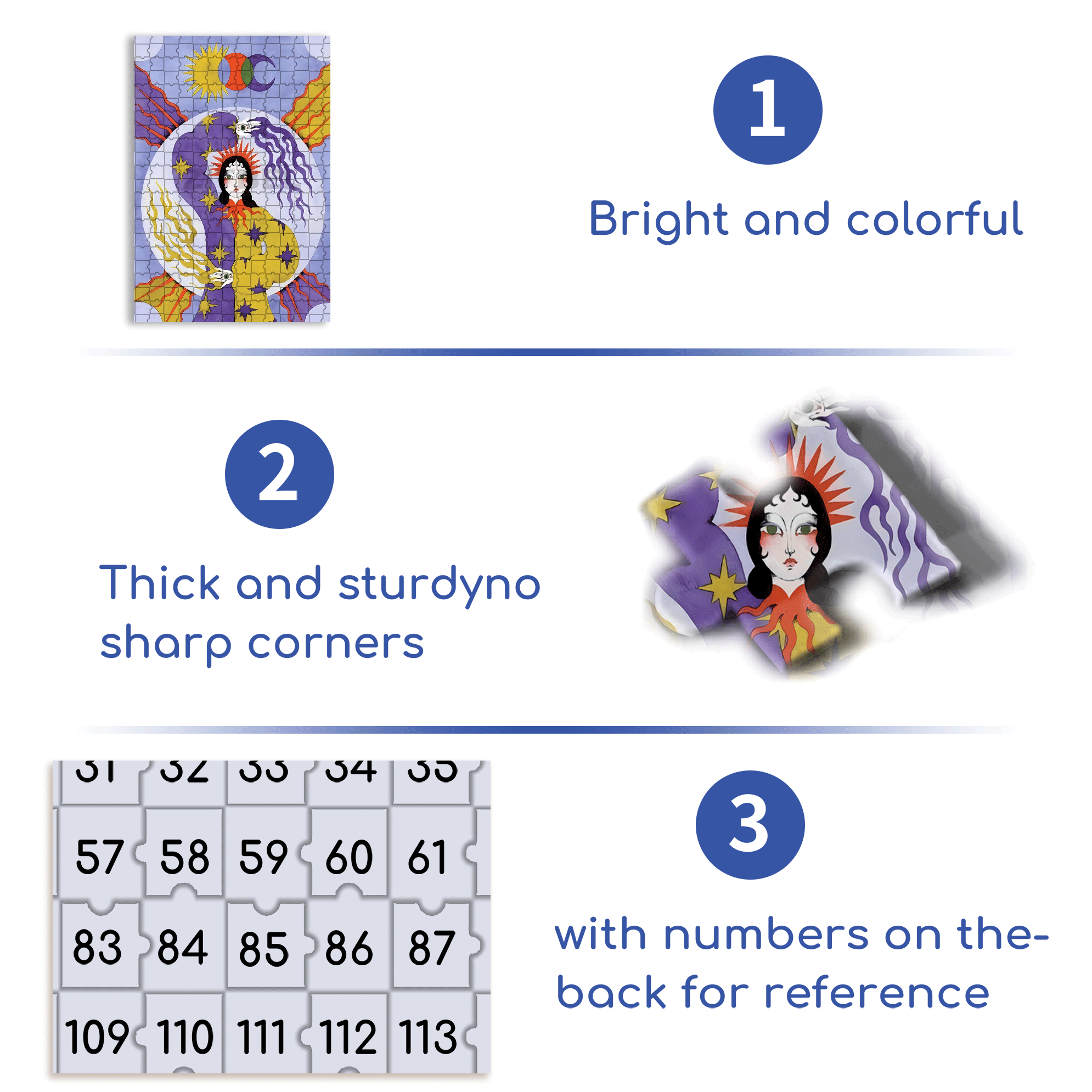 Strange Creatures 3 500pcs/1000pcs Jigsaw Puzzle, Scratch-Resistant, Interactive Family Game & Brain-Boosting DIY Decor, Perfect for Halloween, Christmas & New Year Gifts, Family Puzzle Game