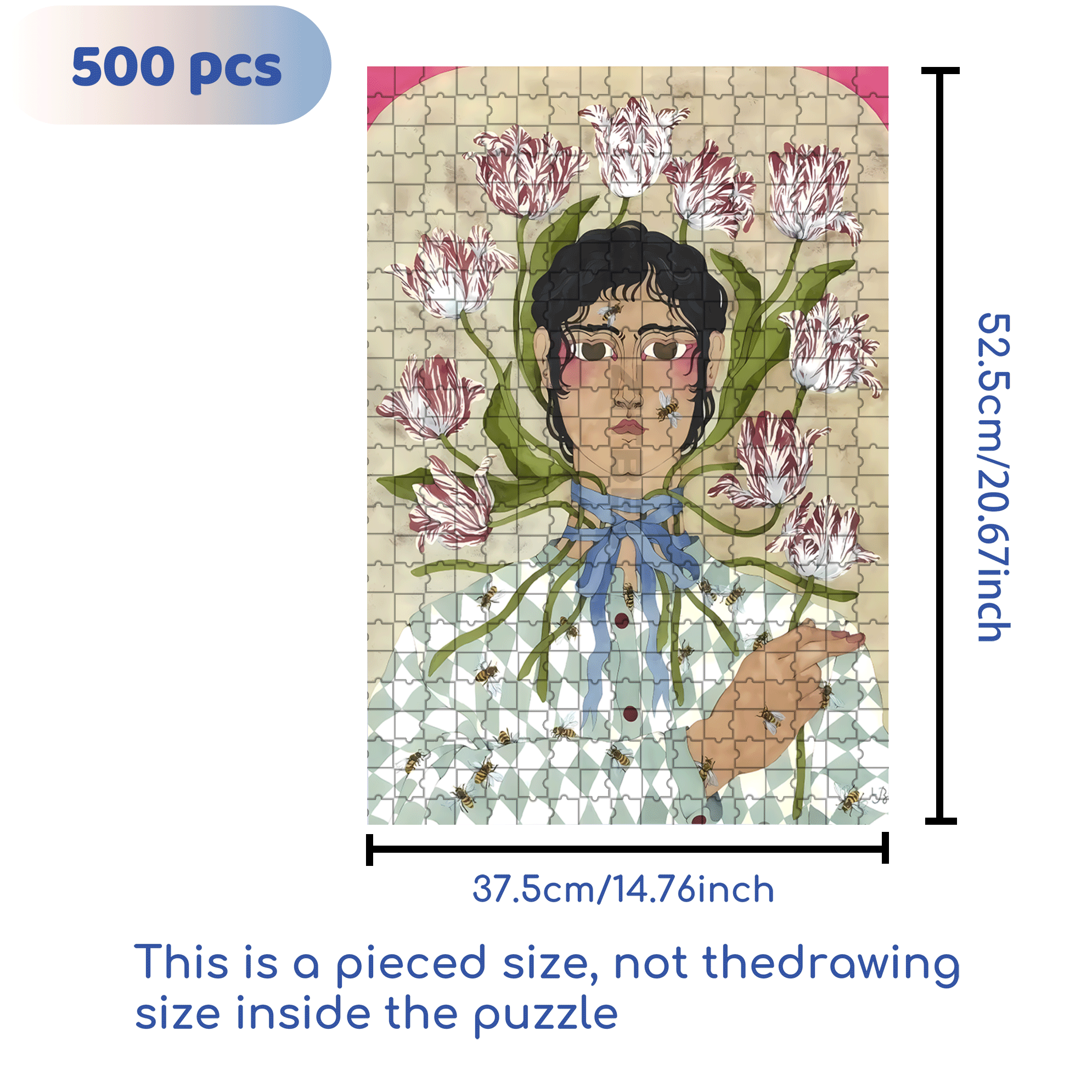 Strange Creatures 4 500pcs/1000pcs Jigsaw Puzzle, Scratch-Resistant, Interactive Family Game & Brain-Boosting DIY Decor, Perfect for Halloween, Christmas & New Year Gifts, Family Puzzle Game