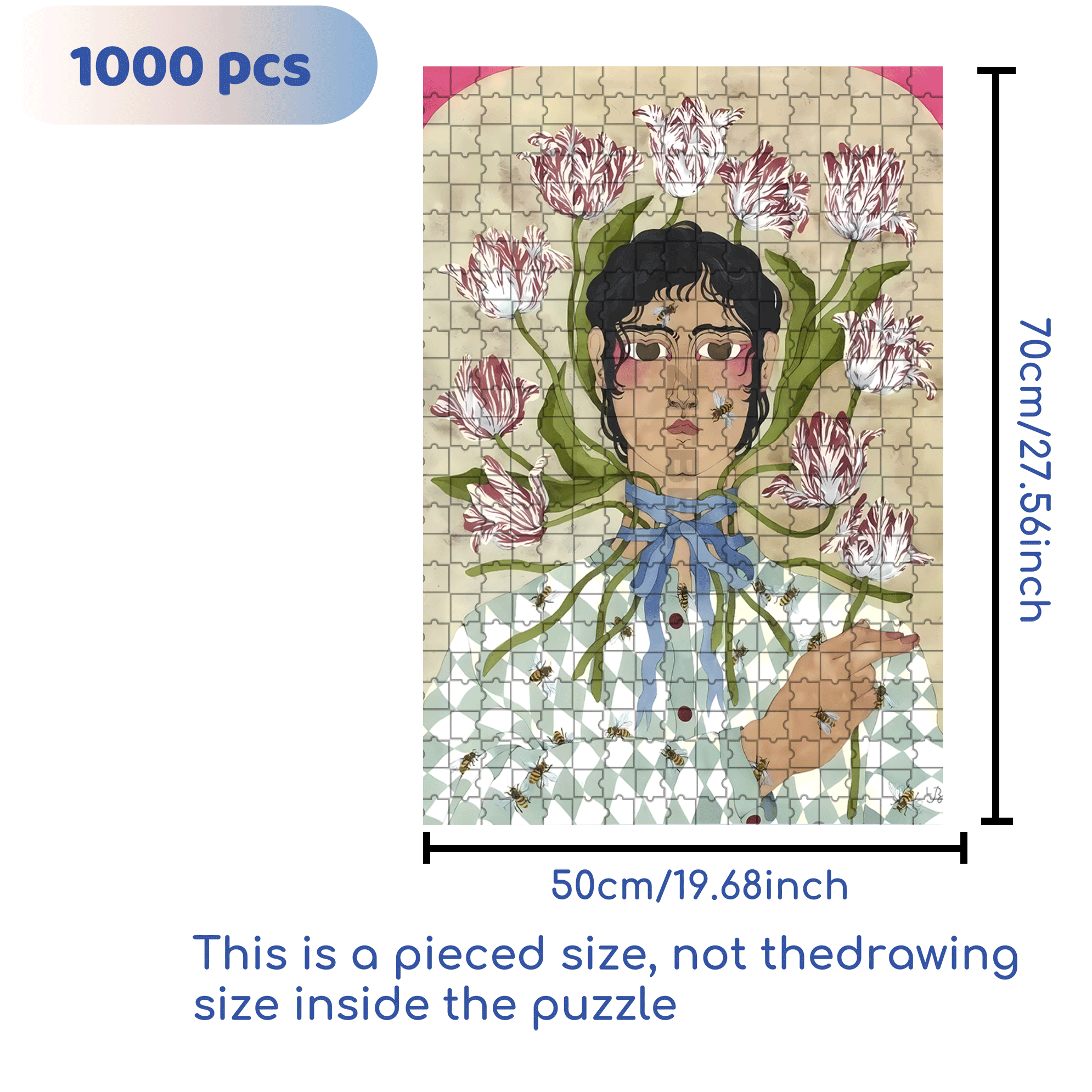 Strange Creatures 4 500pcs/1000pcs Jigsaw Puzzle, Scratch-Resistant, Interactive Family Game & Brain-Boosting DIY Decor, Perfect for Halloween, Christmas & New Year Gifts, Family Puzzle Game