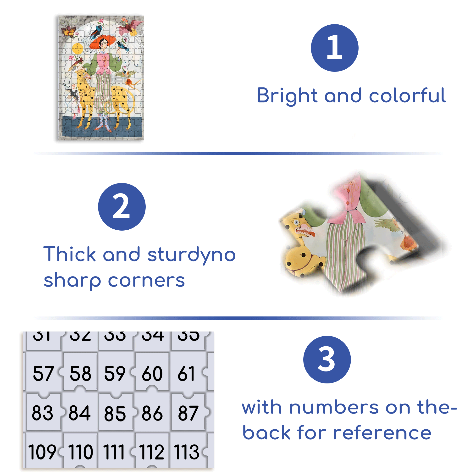 Strange Creatures 6 500pcs/1000pcs Jigsaw Puzzle, Scratch-Resistant, Interactive Family Game & Brain-Boosting DIY Decor, Perfect for Halloween, Christmas & New Year Gifts, Family Puzzle Game