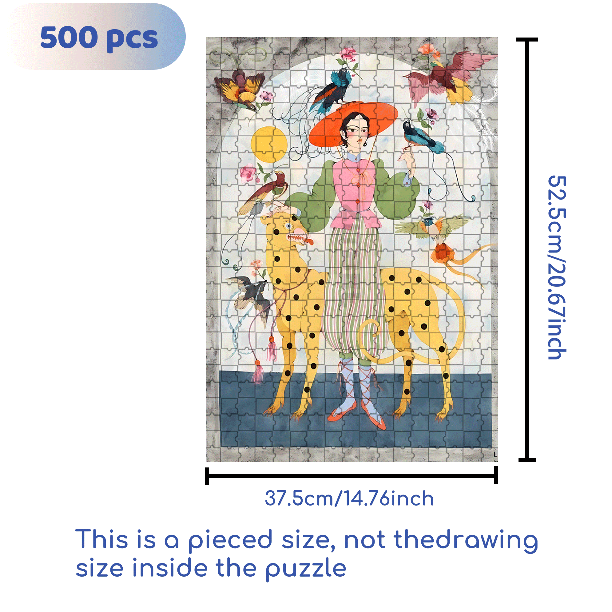 Strange Creatures 6 500pcs/1000pcs Jigsaw Puzzle, Scratch-Resistant, Interactive Family Game & Brain-Boosting DIY Decor, Perfect for Halloween, Christmas & New Year Gifts, Family Puzzle Game