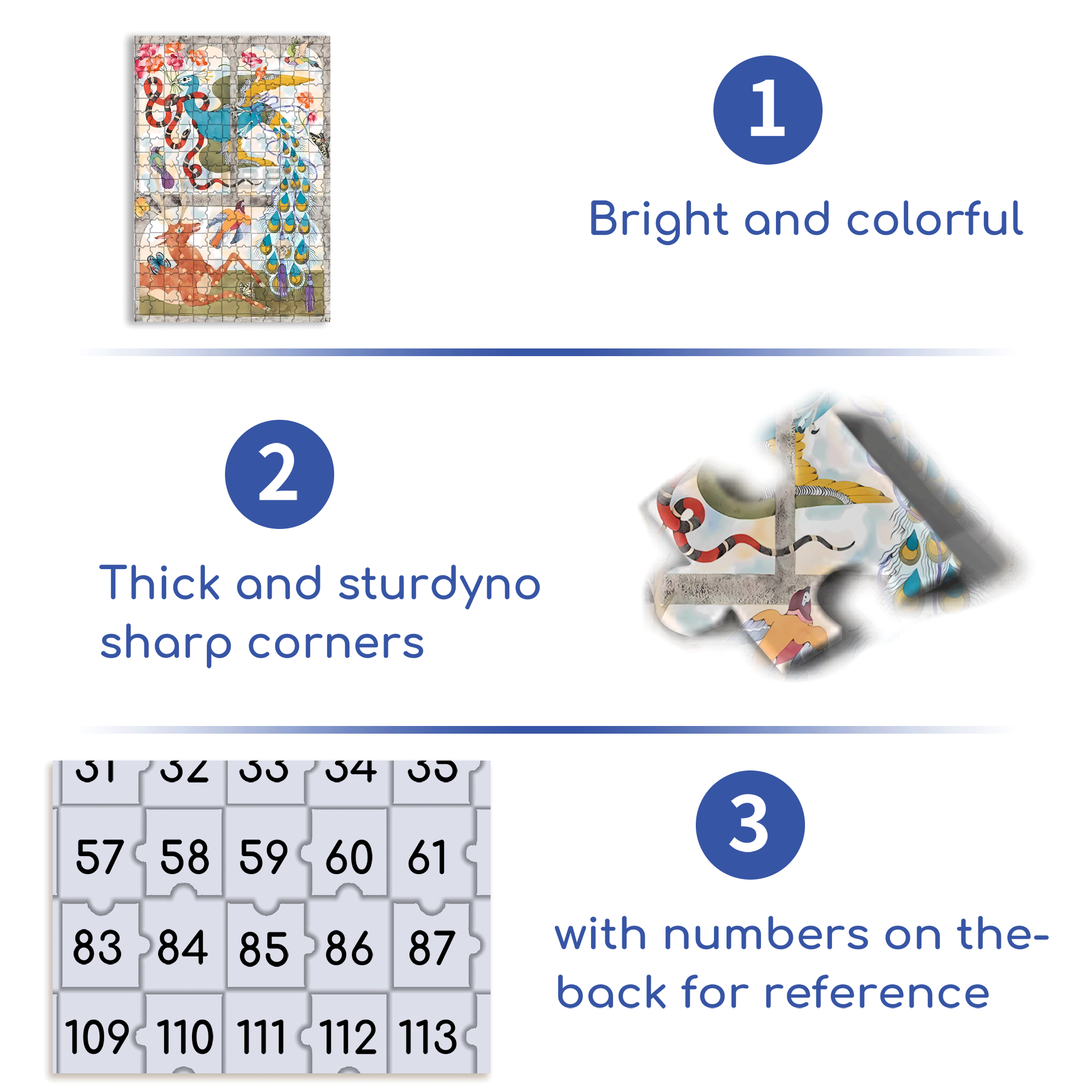 Strange Creatures 7 500pcs/1000pcs Jigsaw Puzzle, Scratch-Resistant, Interactive Family Game & Brain-Boosting DIY Decor, Perfect for Halloween, Christmas & New Year Gifts, Family Puzzle Game