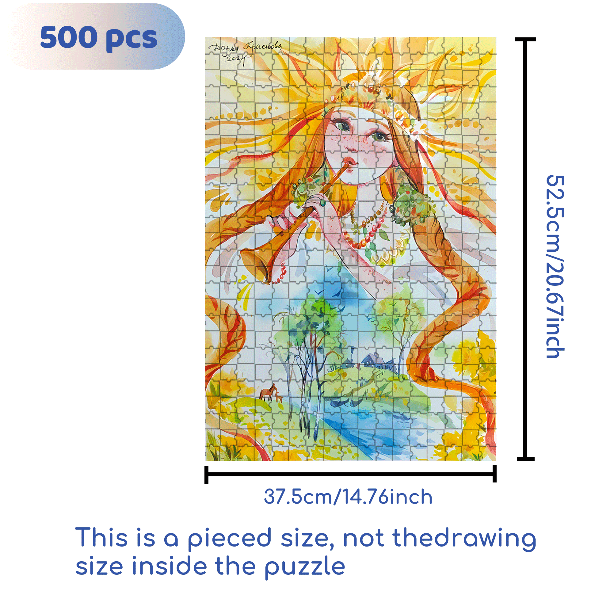 Warm The Earth 500pcs/1000pcs Jigsaw Puzzle, Scratch-Resistant, Interactive Family Game & Brain-Boosting DIY Decor, Perfect for Halloween, Christmas & New Year Gifts, Family Puzzle Game