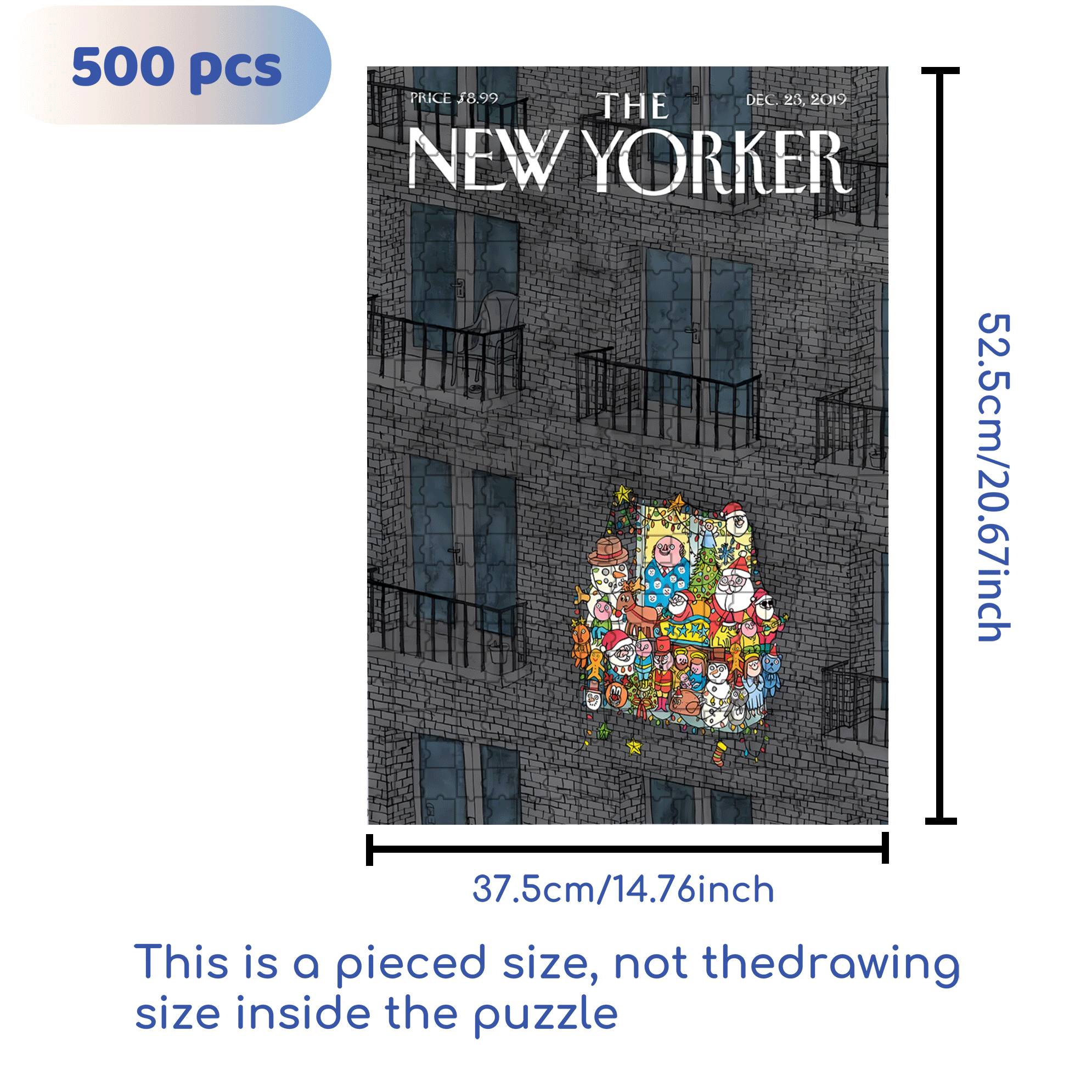 A Touch Of Color 500pcs/1000pcs Jigsaw Puzzle, Scratch-Resistant, Interactive Family Game & Brain-Boosting DIY Decor, Perfect for Halloween, Christmas & New Year Gifts, Family Puzzle Game