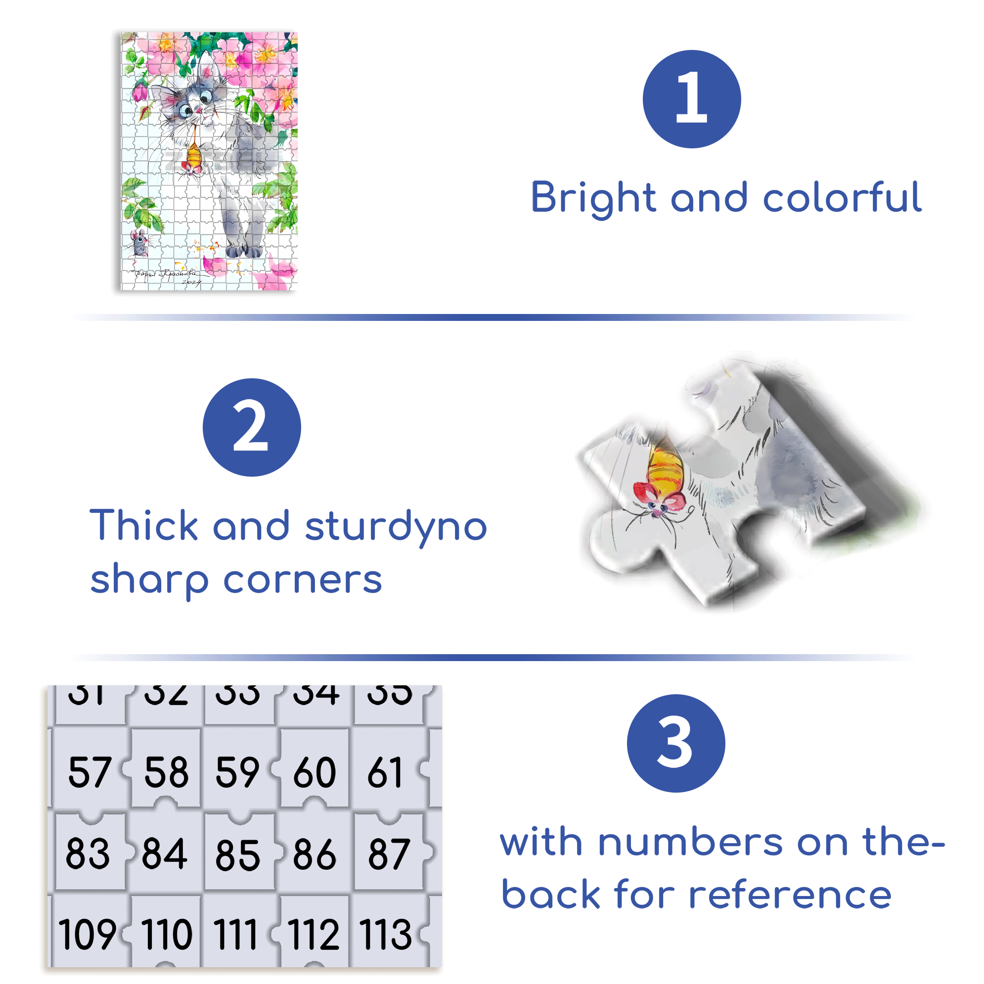 Bee Mouse 500pcs/1000pcs Jigsaw Puzzle, Scratch-Resistant, Interactive Family Game & Brain-Boosting DIY Decor, Perfect for Halloween, Christmas & New Year Gifts, Family Puzzle Game
