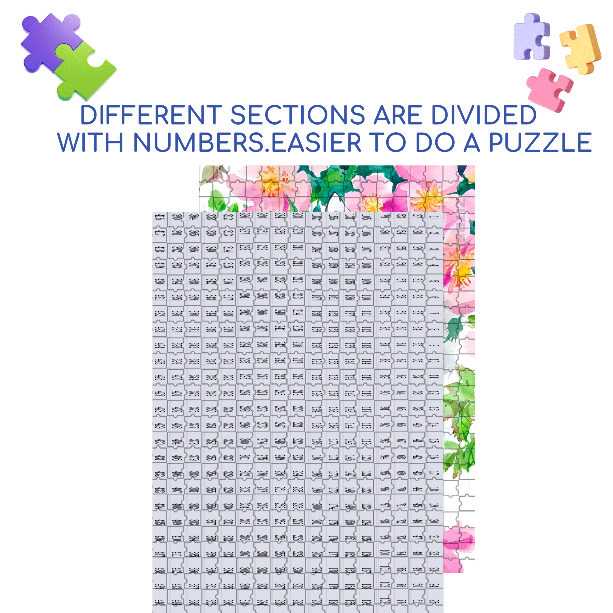 Bee Mouse 500pcs/1000pcs Jigsaw Puzzle, Scratch-Resistant, Interactive Family Game & Brain-Boosting DIY Decor, Perfect for Halloween, Christmas & New Year Gifts, Family Puzzle Game