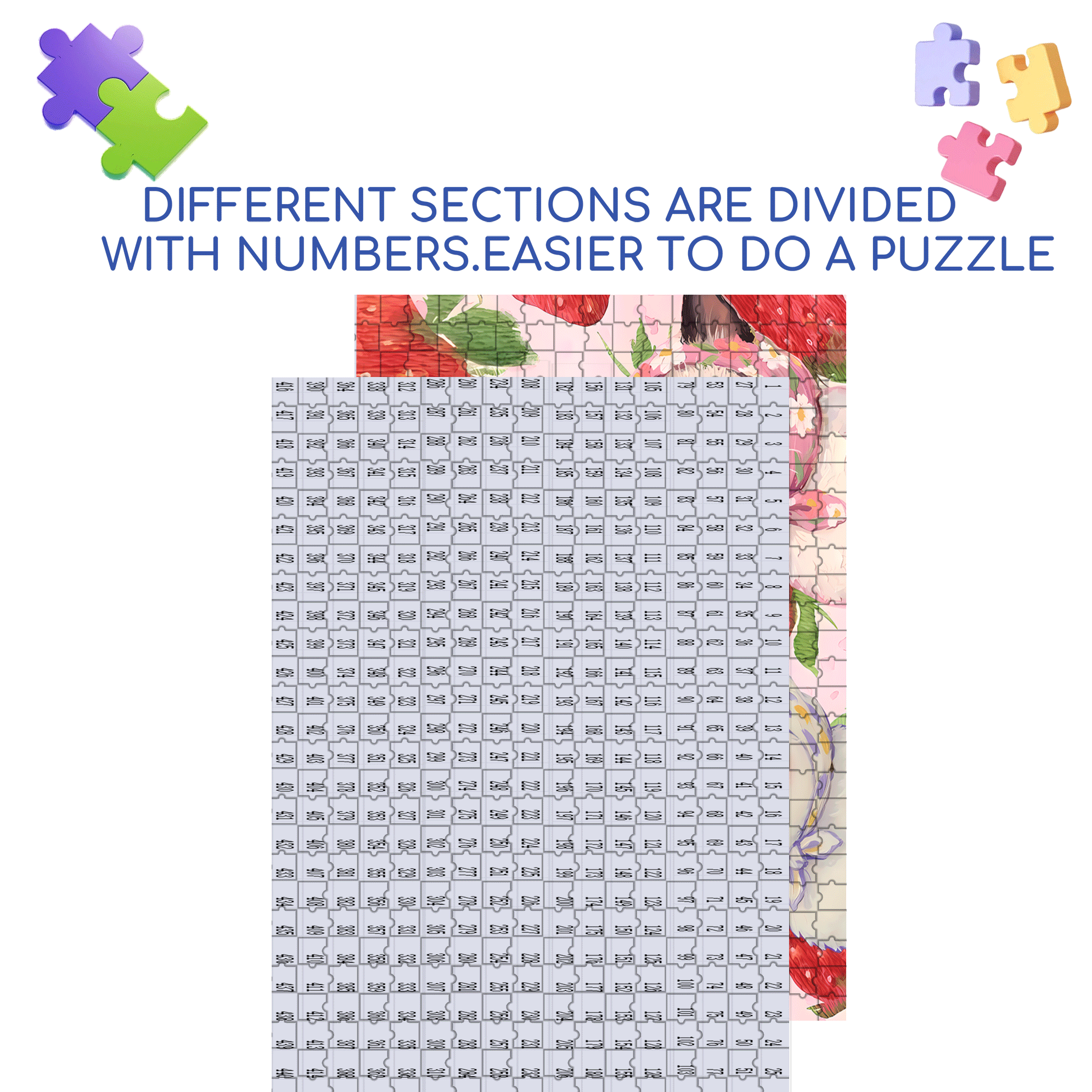 Clear Eyes 500pcs/1000pcs Jigsaw Puzzle, Scratch-Resistant, Interactive Family Game & Brain-Boosting DIY Decor, Perfect for Halloween, Christmas & New Year Gifts, Family Puzzle Game