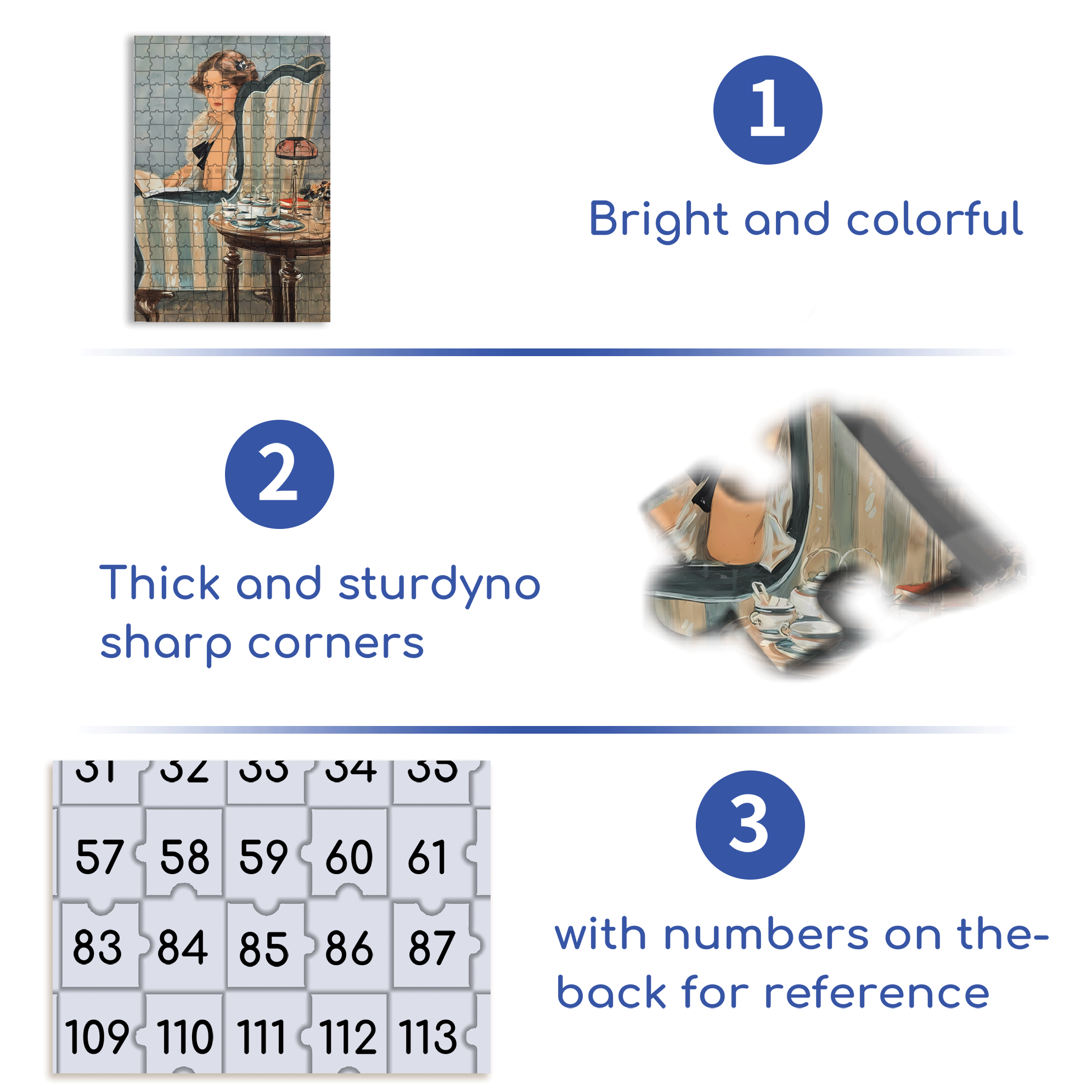 Contemplation 500pcs/1000pcs Jigsaw Puzzle, Scratch-Resistant, Interactive Family Game & Brain-Boosting DIY Decor, Perfect for Halloween, Christmas & New Year Gifts, Family Puzzle Game