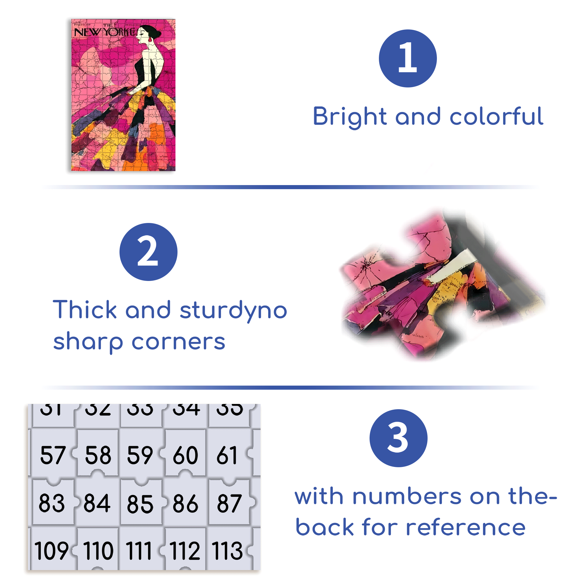 Cover Girl 6 500pcs/1000pcs Jigsaw Puzzle, Scratch-Resistant, Interactive Family Game & Brain-Boosting DIY Decor, Perfect for Halloween, Christmas & New Year Gifts, Family Puzzle Game