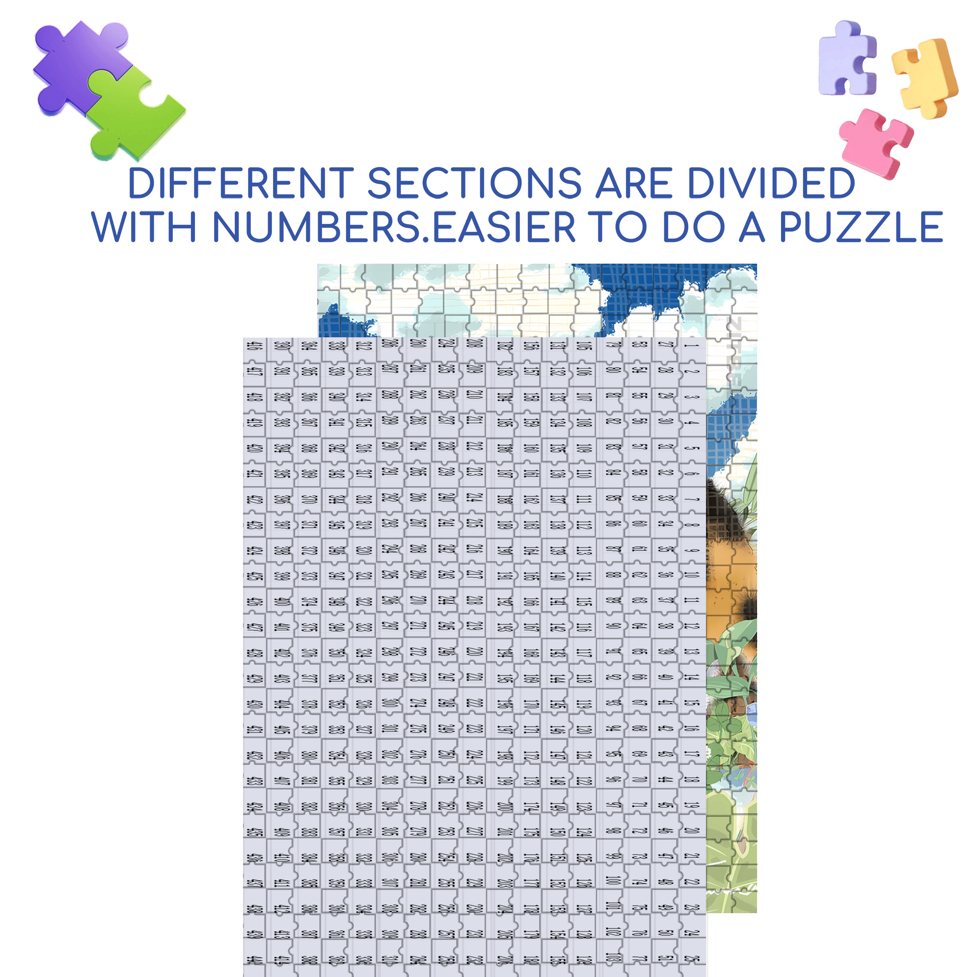 Kitten Drinking Water 500pcs/1000pcs Jigsaw Puzzle, Scratch-Resistant, Interactive Family Game & Brain-Boosting DIY Decor, Perfect for Halloween, Christmas & New Year Gifts, Family Puzzle Game