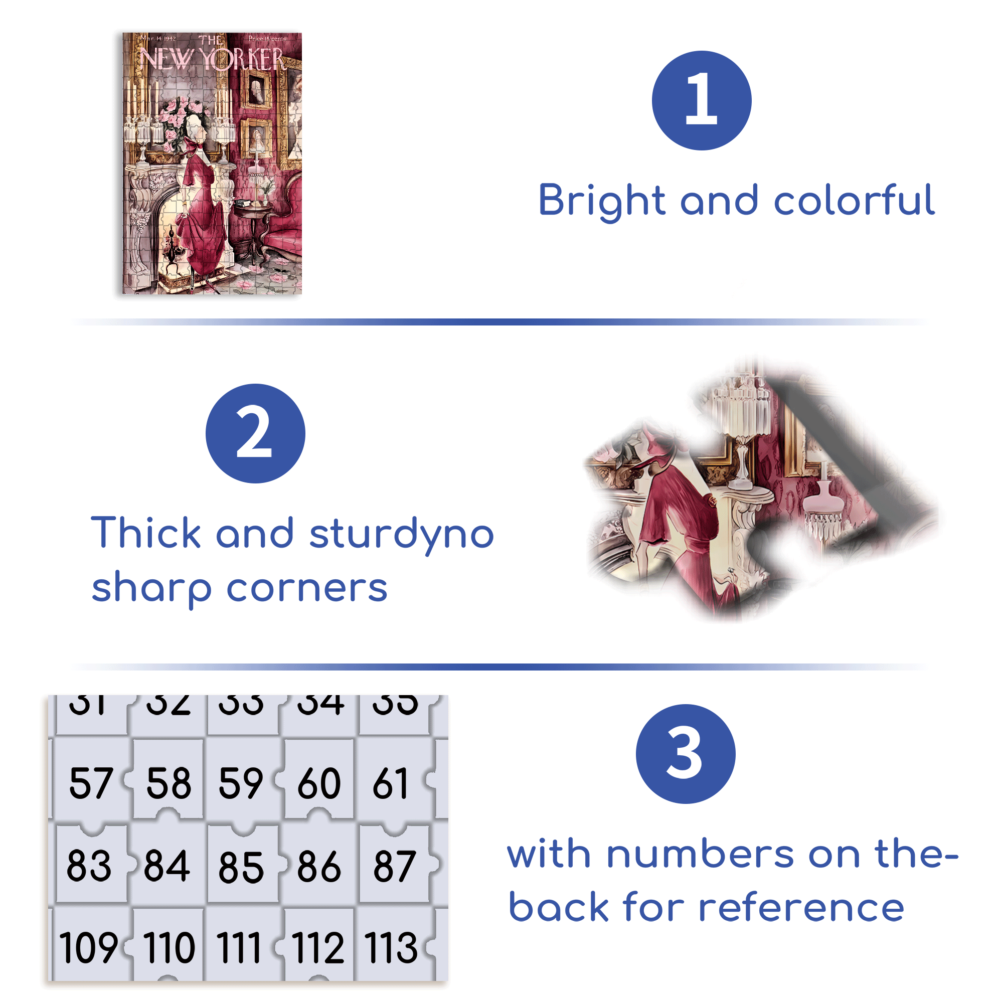 Mrs. Paxton 500pcs/1000pcs Jigsaw Puzzle, Scratch-Resistant, Interactive Family Game & Brain-Boosting DIY Decor, Perfect for Halloween, Christmas & New Year Gifts, Family Puzzle Game