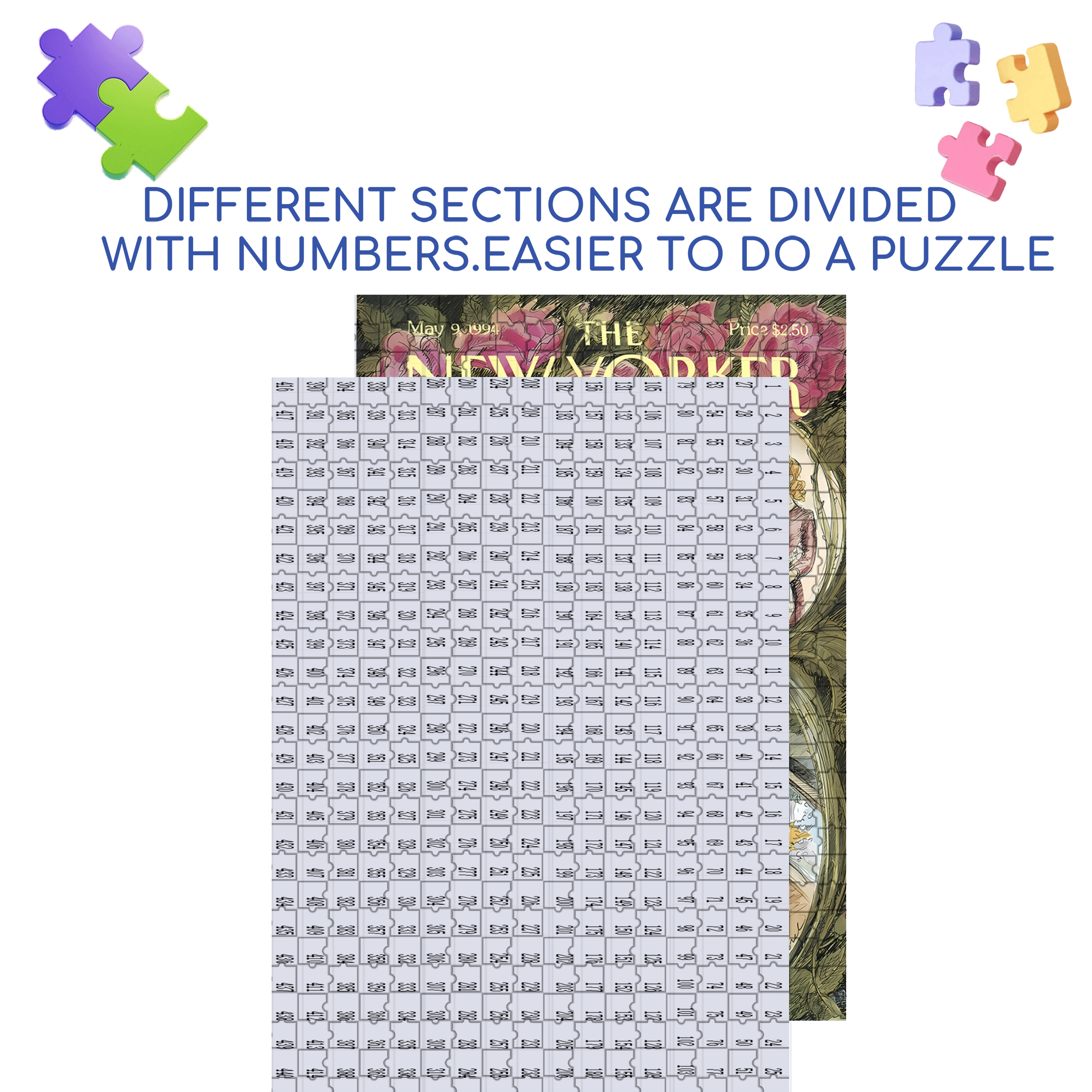 Over 60 Years 500pcs/1000pcs Jigsaw Puzzle, Scratch-Resistant, Interactive Family Game & Brain-Boosting DIY Decor, Perfect for Halloween, Christmas & New Year Gifts, Family Puzzle Game