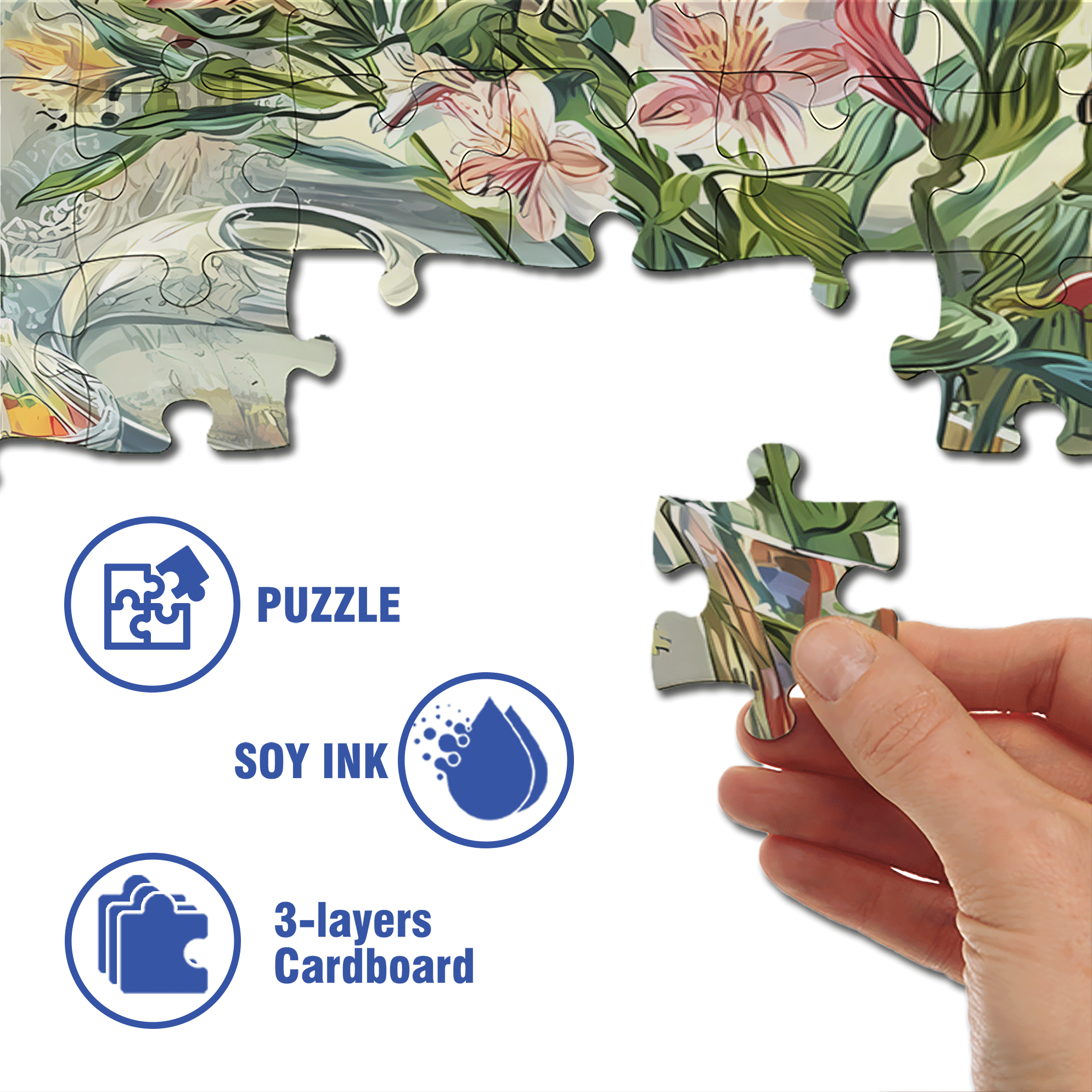 Scatter 500pcs/1000pcs Jigsaw Puzzle, Scratch-Resistant, Interactive Family Game & Brain-Boosting DIY Decor, Perfect for Halloween, Christmas & New Year Gifts, Family Puzzle Game