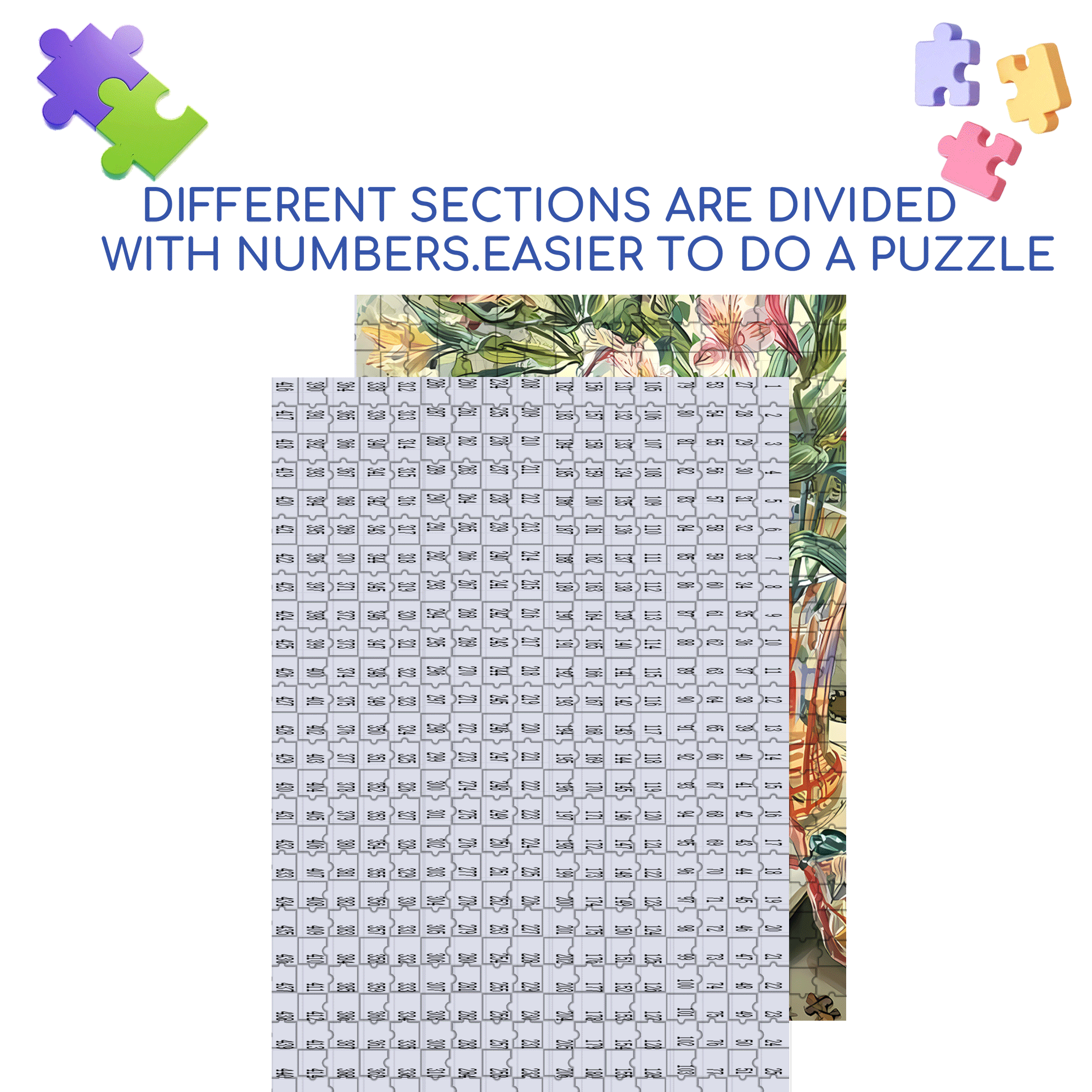 Scatter 500pcs/1000pcs Jigsaw Puzzle, Scratch-Resistant, Interactive Family Game & Brain-Boosting DIY Decor, Perfect for Halloween, Christmas & New Year Gifts, Family Puzzle Game