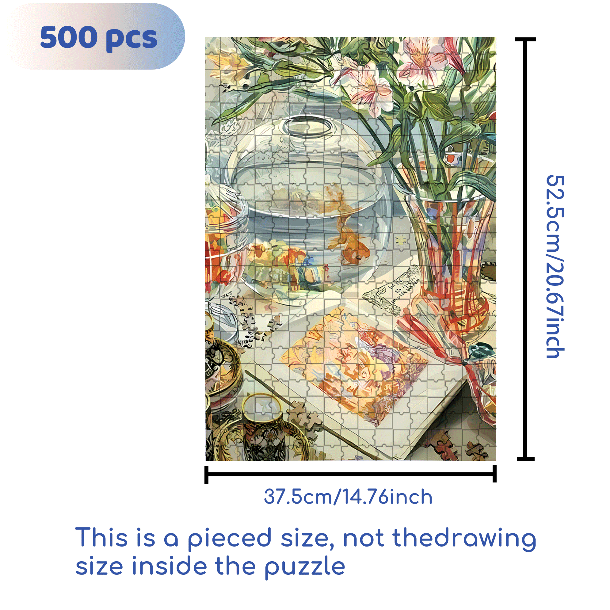 Scatter 500pcs/1000pcs Jigsaw Puzzle, Scratch-Resistant, Interactive Family Game & Brain-Boosting DIY Decor, Perfect for Halloween, Christmas & New Year Gifts, Family Puzzle Game