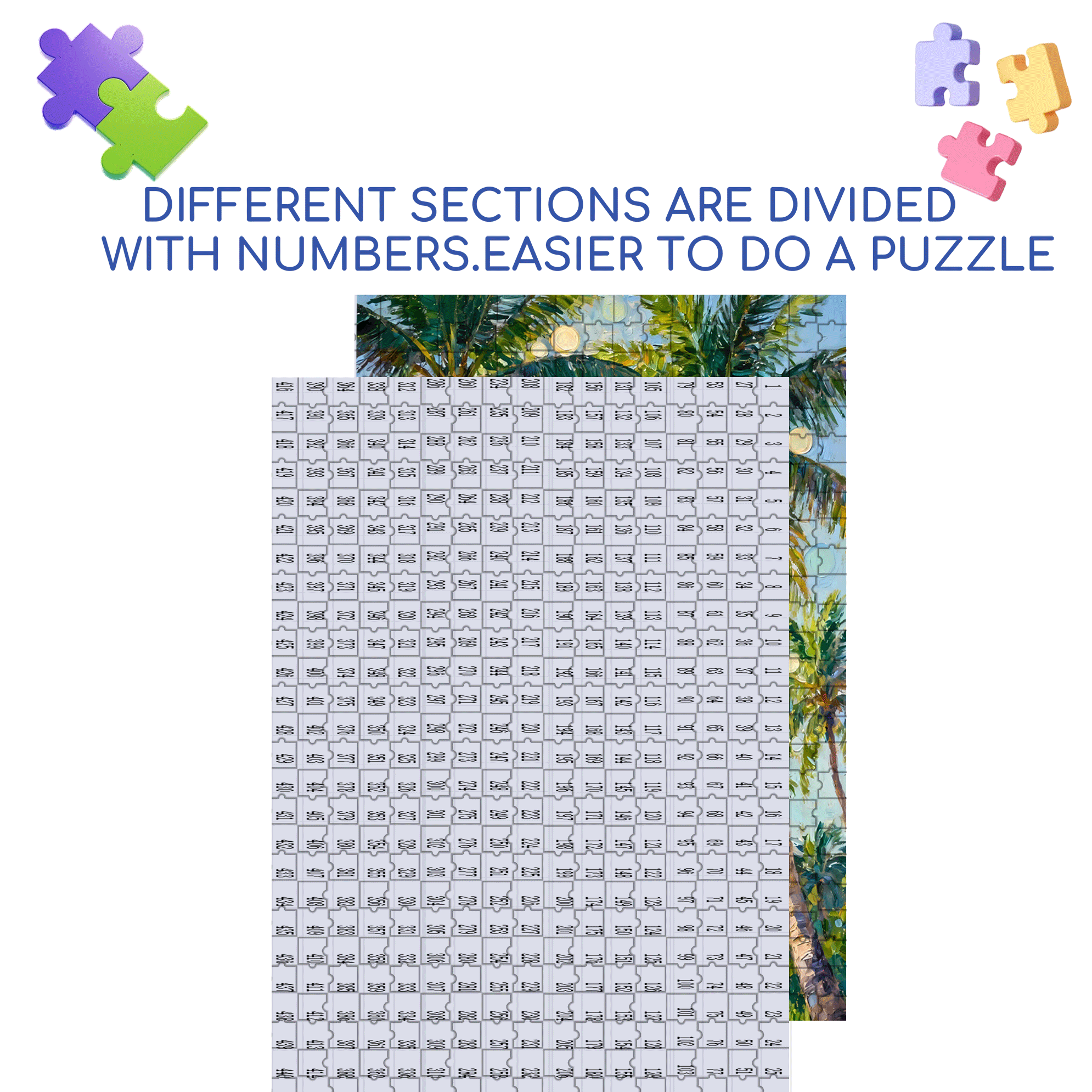 Summer's Gentle Glow 500pcs/1000pcs Jigsaw Puzzle, Scratch-Resistant, Interactive Family Game & Brain-Boosting DIY Decor, Perfect for Halloween, Christmas & New Year Gifts, Family Puzzle Game
