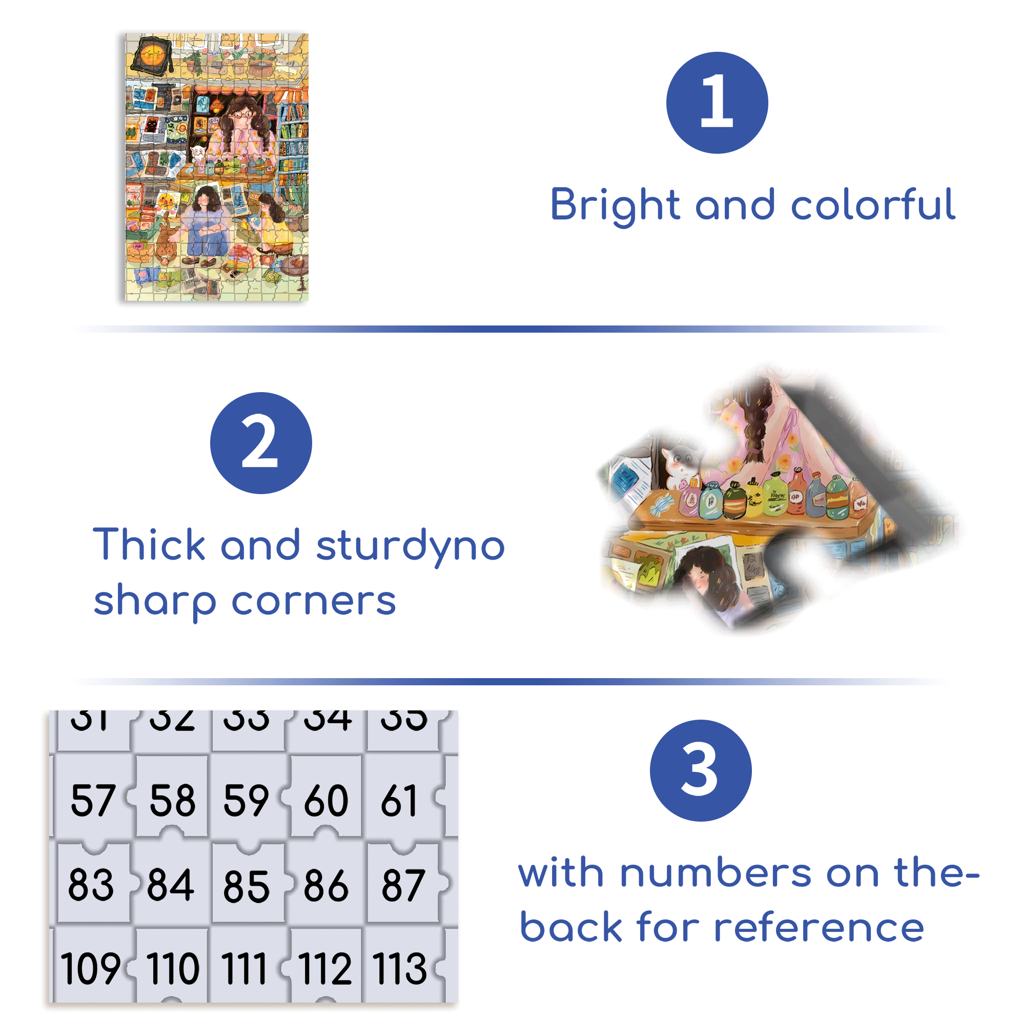 Teasing The Cat 500pcs/1000pcs Jigsaw Puzzle, Scratch-Resistant, Interactive Family Game & Brain-Boosting DIY Decor, Perfect for Halloween, Christmas & New Year Gifts, Family Puzzle Game