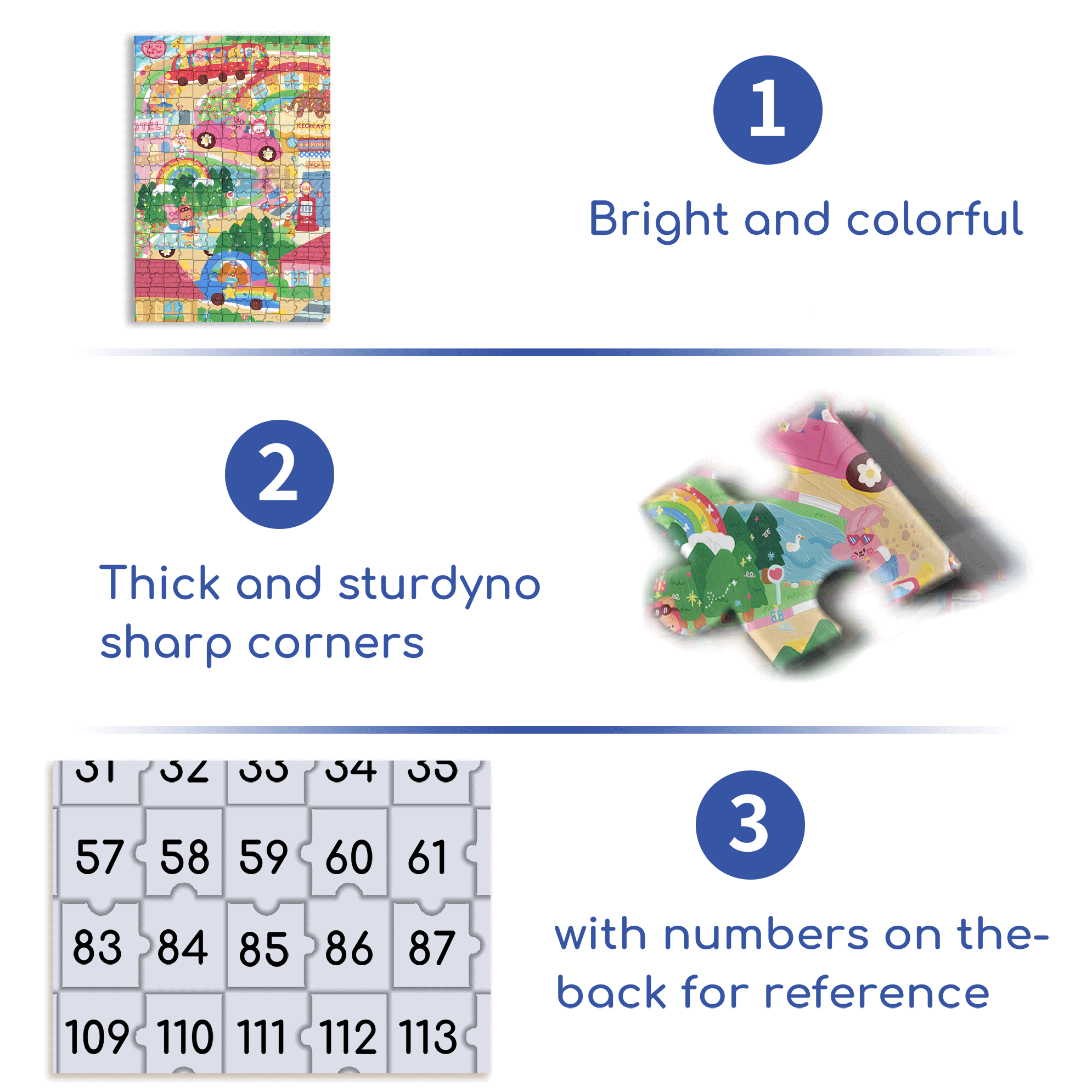 The Pie In The Sky 500pcs/1000pcs Jigsaw Puzzle, Scratch-Resistant, Interactive Family Game & Brain-Boosting DIY Decor, Perfect for Halloween, Christmas & New Year Gifts, Family Puzzle Game