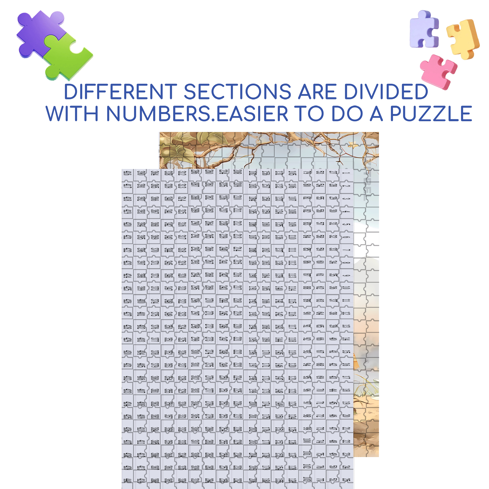 Whispering Woods Gnome 500pcs/1000pcs Jigsaw Puzzle, Scratch-Resistant, Interactive Family Game & Brain-Boosting DIY Decor, Perfect for Halloween, Christmas & New Year Gifts, Family Puzzle Game