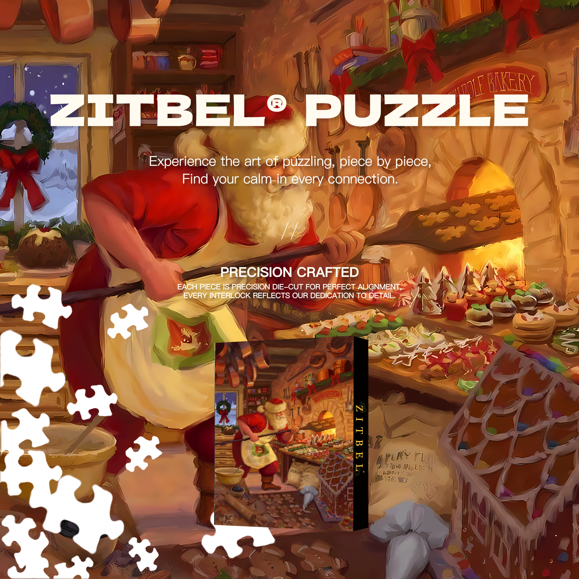 Busy Days 500pcs/1000pcs Jigsaw Puzzle, Scratch-Resistant, Interactive Family Game & Brain-Boosting DIY Decor, Perfect for Halloween, Christmas & New Year Gifts, Family Puzzle Game