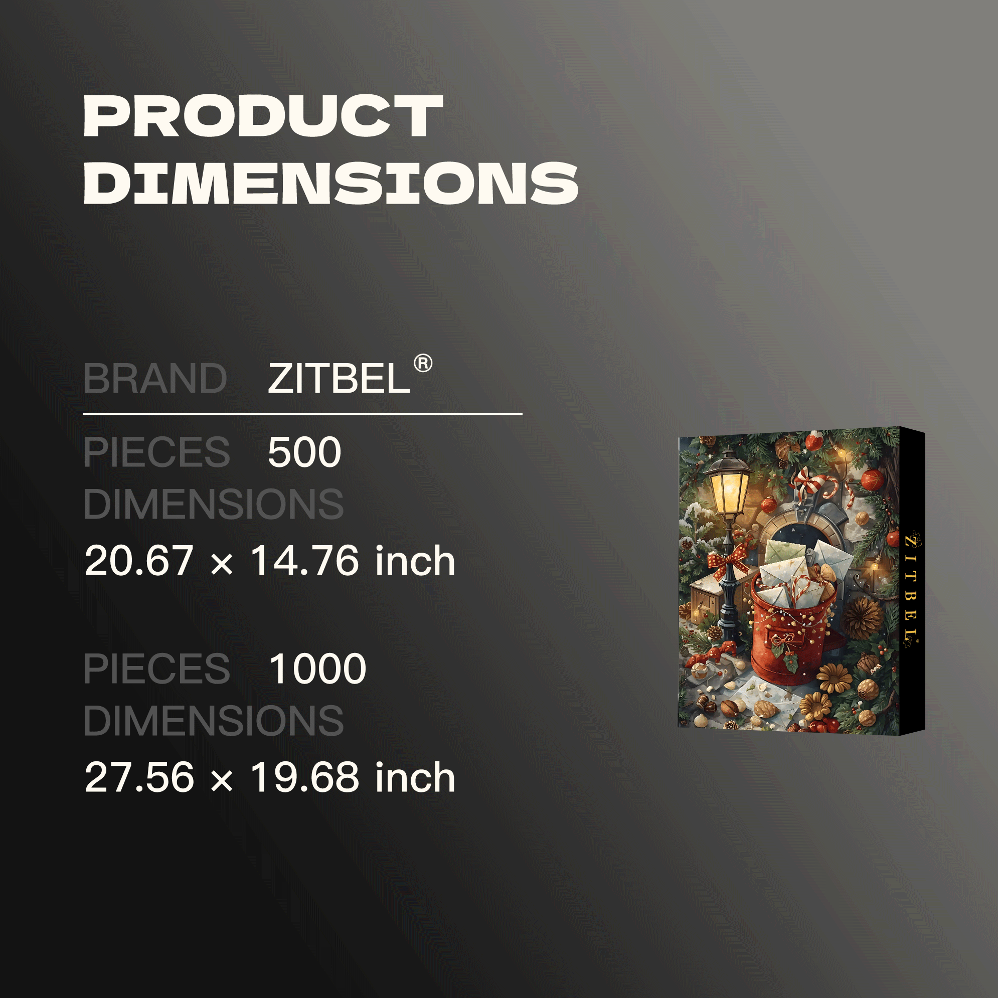 Christmas & Winter Magic 500pcs/1000pcs Jigsaw Puzzle, Scratch-Resistant, Interactive Family Game & Brain-Boosting DIY Decor, Perfect for Halloween, Christmas & New Year Gifts, Family Puzzle Game
