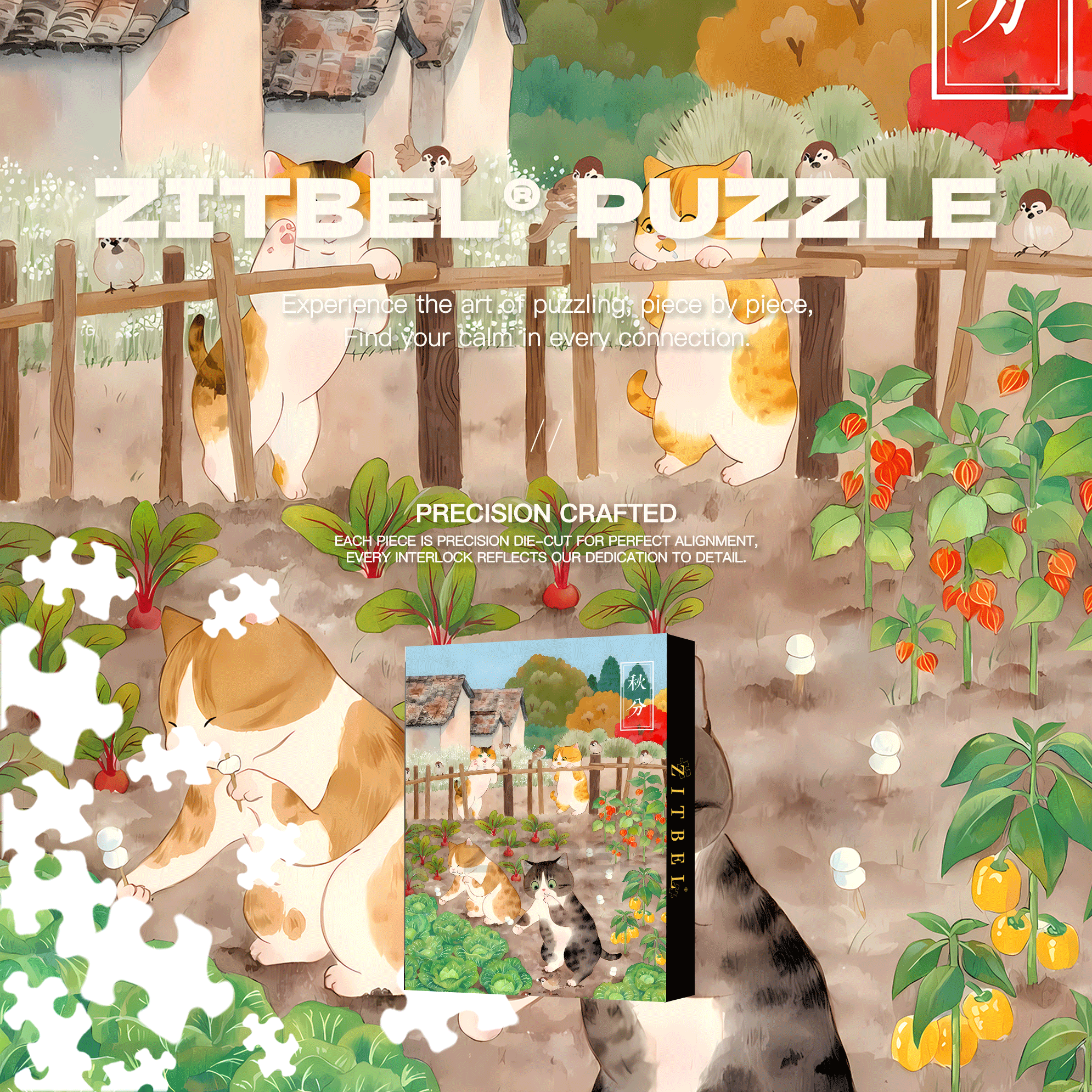 The Autumn Equinox  500pcs/1000pcs Jigsaw Puzzle, Scratch-Resistant, Interactive Family Game & Brain-Boosting DIY Decor, Perfect for Halloween, Christmas & New Year Gifts, Family Puzzle Game