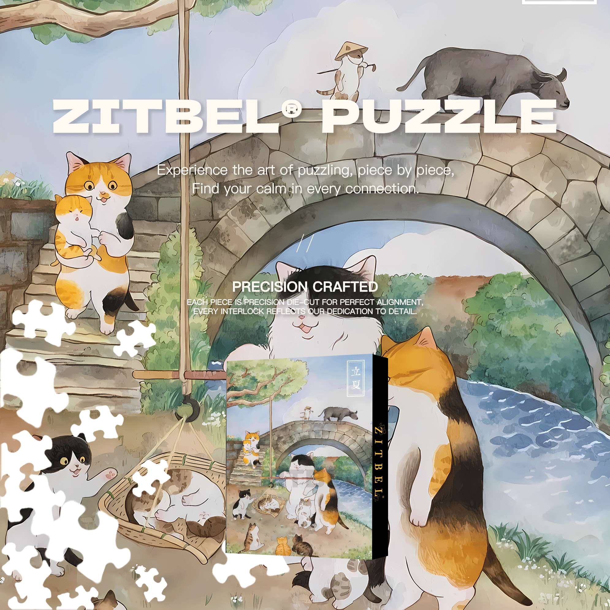 The Beginning of Summer 500pcs/1000pcs Jigsaw Puzzle, Scratch-Resistant, Interactive Family Game & Brain-Boosting DIY Decor, Perfect for Halloween, Christmas & New Year Gifts, Family Puzzle Game