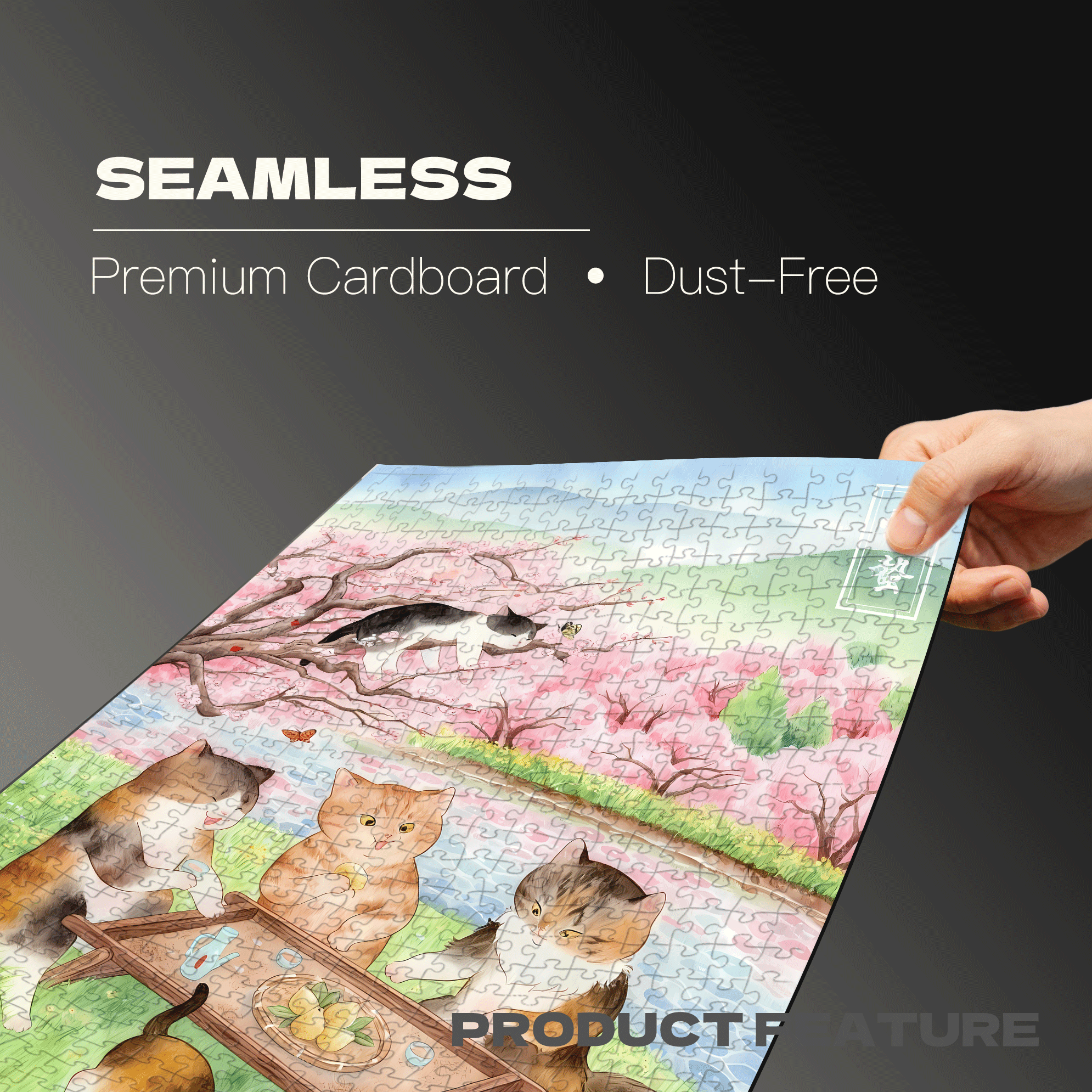 The Waking of Insects 500pcs/1000pcs Jigsaw Puzzle, Scratch-Resistant, Interactive Family Game & Brain-Boosting DIY Decor, Perfect for Halloween, Christmas & New Year Gifts, Family Puzzle Game