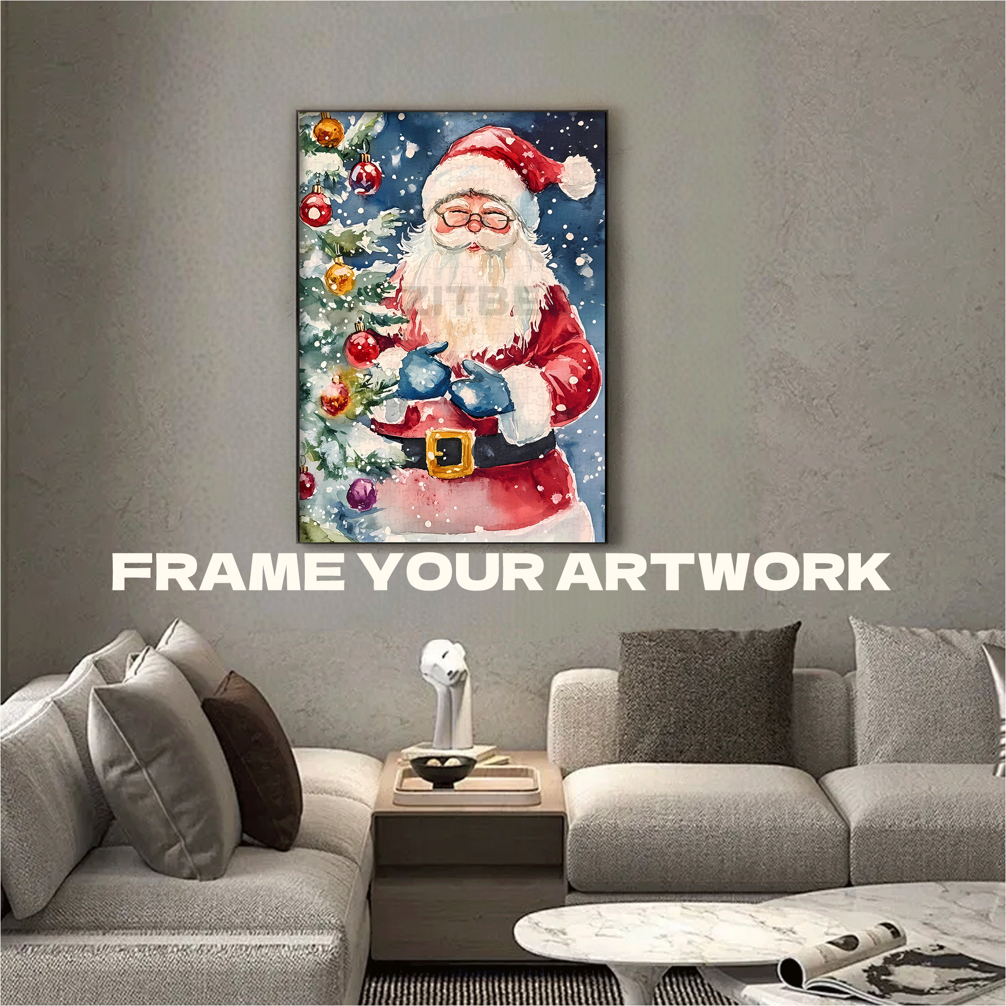 A Kind Smile 500pcs/1000pcs Jigsaw Puzzle, Scratch-Resistant, Interactive Family Game & Brain-Boosting DIY Decor, Perfect for Halloween, Christmas & New Year Gifts, Family Puzzle Game