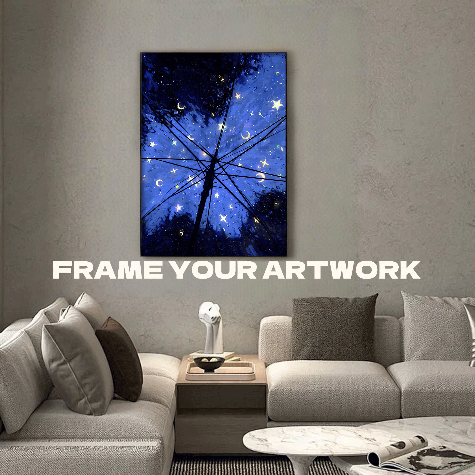 Star Rain 500pcs/1000pcs Jigsaw Puzzle, Scratch-Resistant, Interactive Family Game & Brain-Boosting DIY Decor, Perfect for Halloween, Christmas & New Year Gifts, Family Puzzle Game