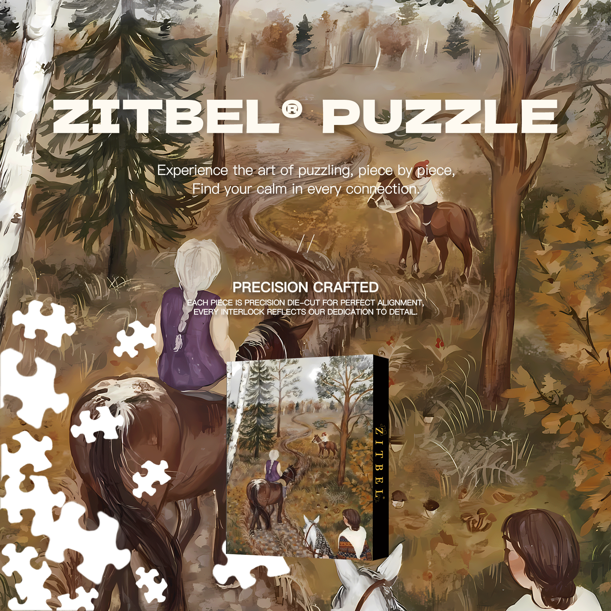 Slow Life Utopia 3 500pcs/1000pcs Jigsaw Puzzle, Scratch-Resistant, Interactive Family Game & Brain-Boosting DIY Decor, Perfect for Halloween, Christmas & New Year Gifts, Family Puzzle Game