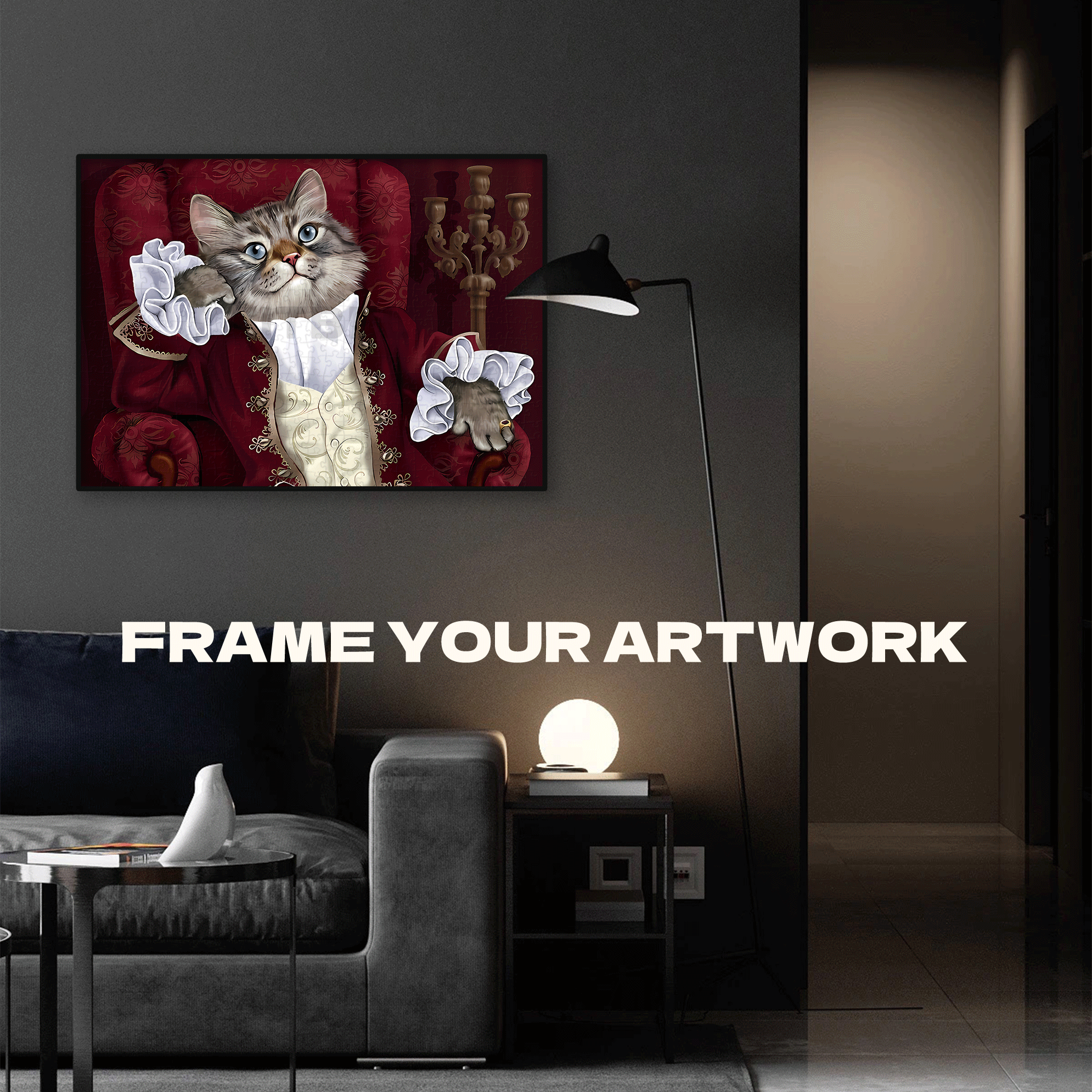 Cat Rhapsody 6 500pcs/1000pcs Jigsaw Puzzle, Scratch-Resistant, Interactive Family Game & Brain-Boosting DIY Decor, Perfect for Halloween, Christmas & New Year Gifts, Family Puzzle Game