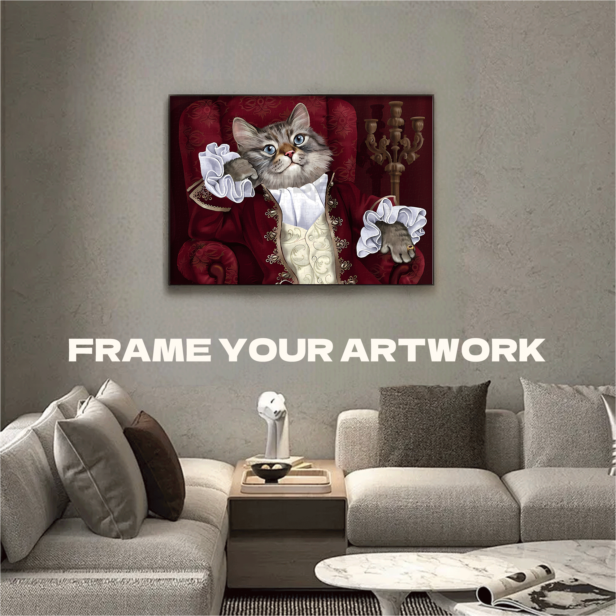 Cat Rhapsody 6 500pcs/1000pcs Jigsaw Puzzle, Scratch-Resistant, Interactive Family Game & Brain-Boosting DIY Decor, Perfect for Halloween, Christmas & New Year Gifts, Family Puzzle Game