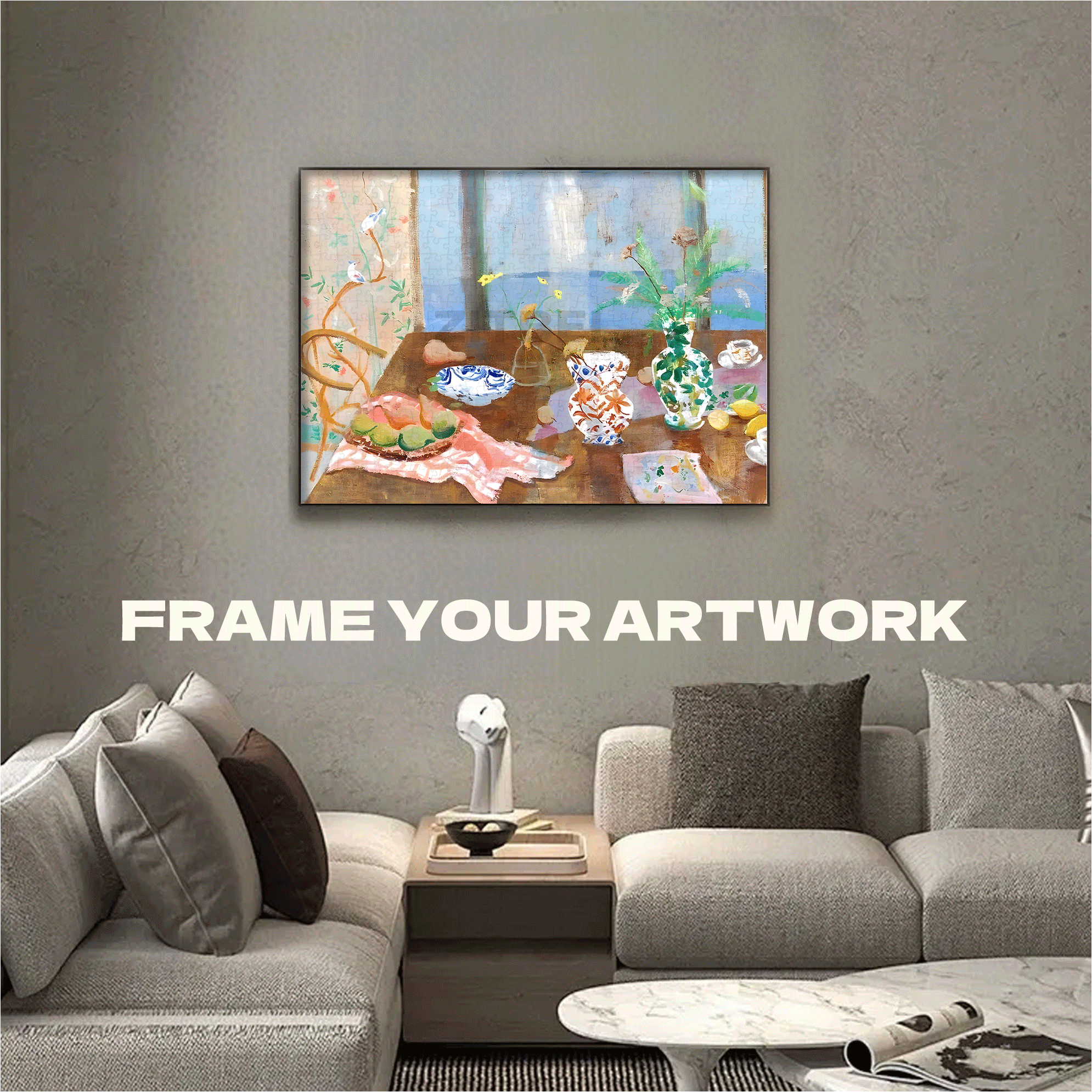 Eternal Beauty 11 500pcs/1000pcs Jigsaw Puzzle, Scratch-Resistant, Interactive Family Game & Brain-Boosting DIY Decor, Perfect for Halloween, Christmas & New Year Gifts, Family Puzzle Game