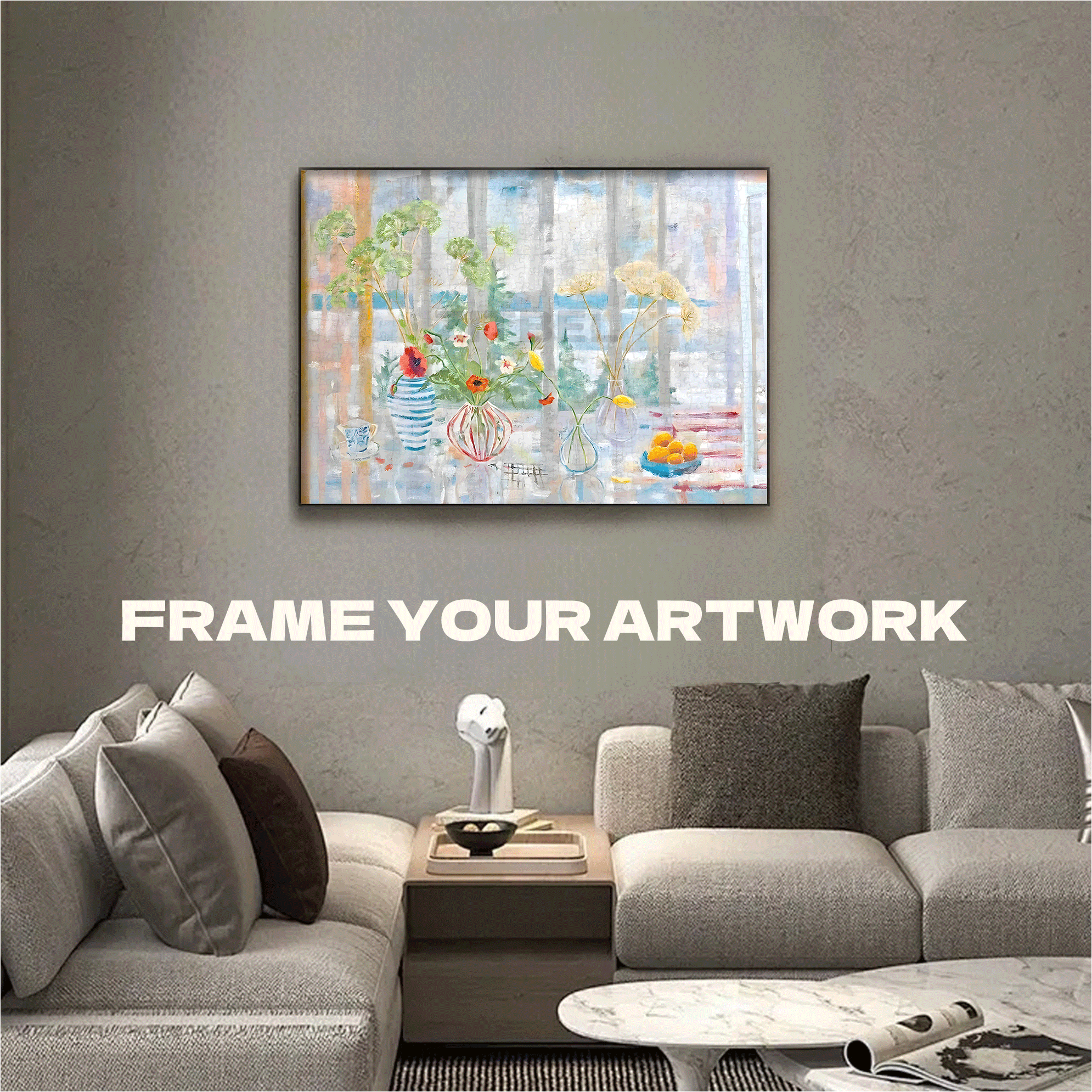 Eternal Beauty 7 500pcs/1000pcs Jigsaw Puzzle, Scratch-Resistant, Interactive Family Game & Brain-Boosting DIY Decor, Perfect for Halloween, Christmas & New Year Gifts, Family Puzzle Game