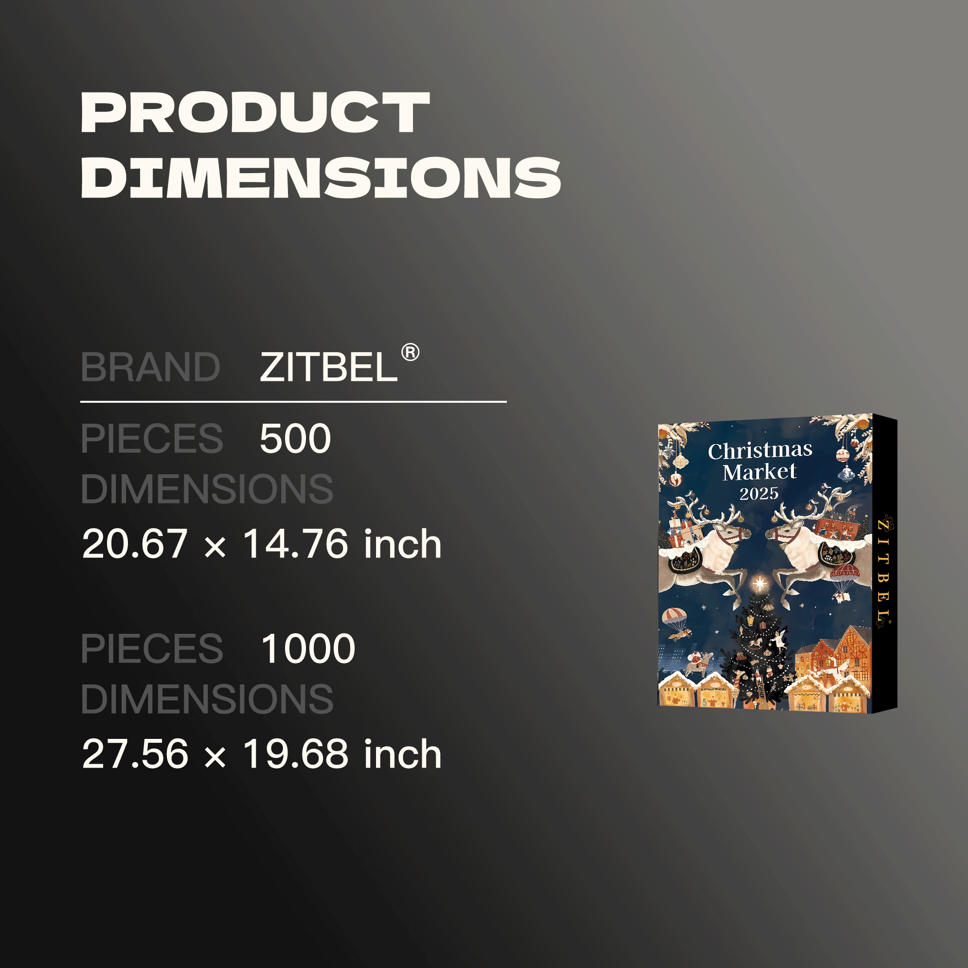 2025 Christmas 500pcs/1000pcs Jigsaw Puzzle, Scratch-Resistant, Interactive Family Game & Brain-Boosting DIY Decor, Perfect for Halloween, Christmas & New Year Gifts, Family Puzzle Game