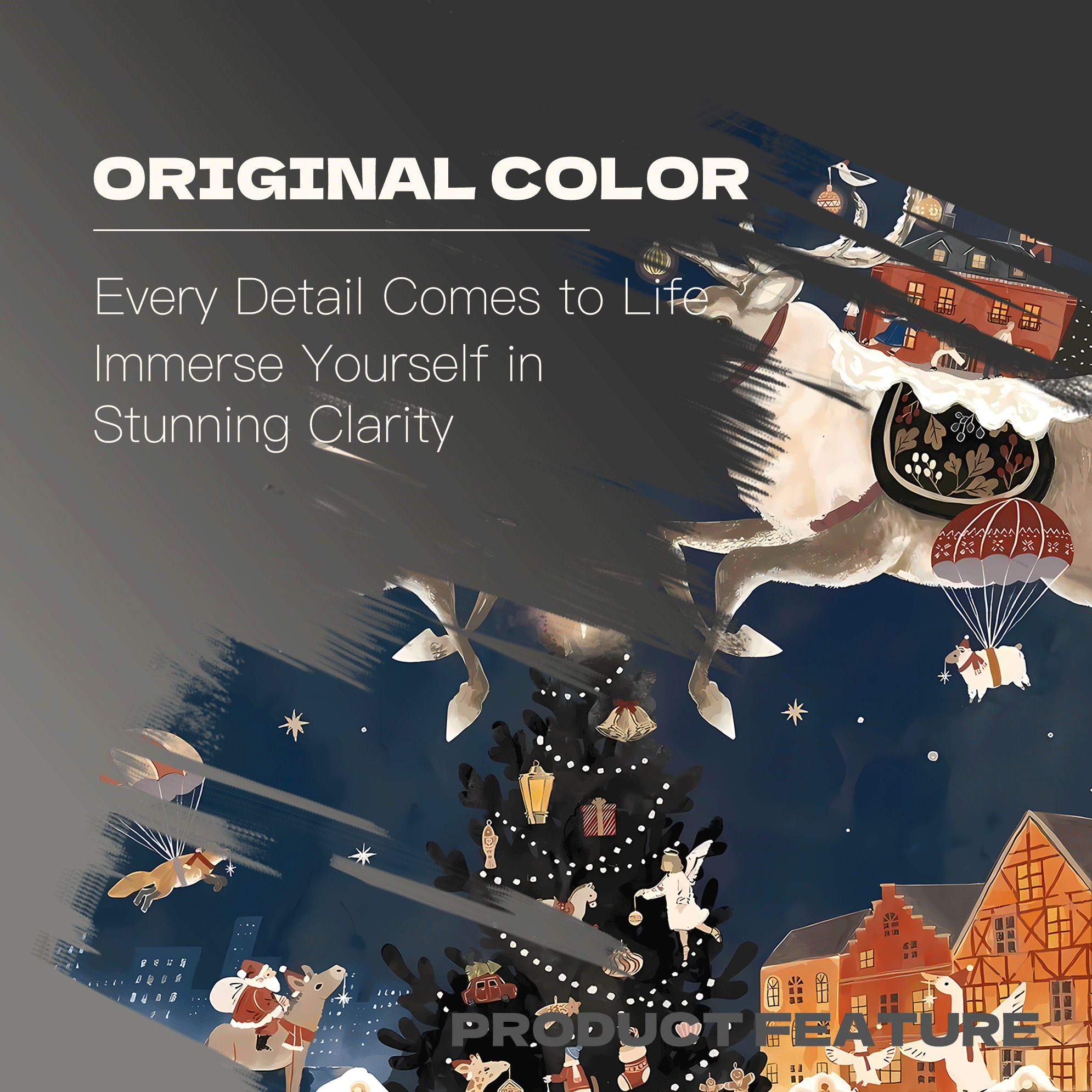 2025 Christmas 500pcs/1000pcs Jigsaw Puzzle, Scratch-Resistant, Interactive Family Game & Brain-Boosting DIY Decor, Perfect for Halloween, Christmas & New Year Gifts, Family Puzzle Game