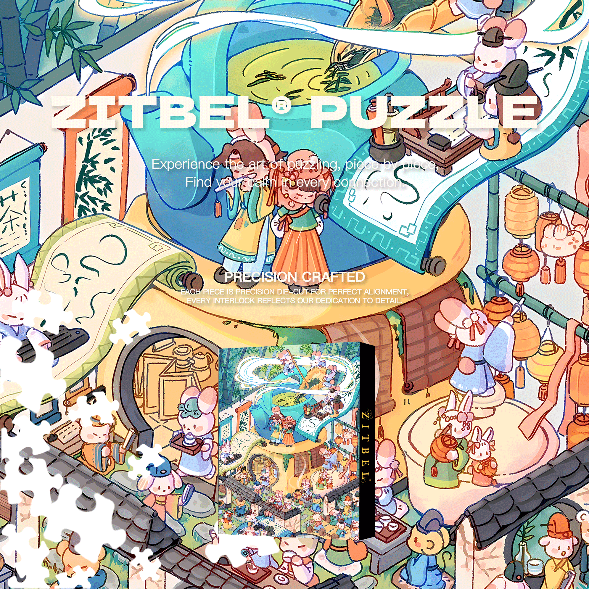 It Tastes So Good 6 500pcs/1000pcs Jigsaw Puzzle, Scratch-Resistant, Interactive Family Game & Brain-Boosting DIY Decor, Perfect for Halloween, Christmas & New Year Gifts, Family Puzzle Game