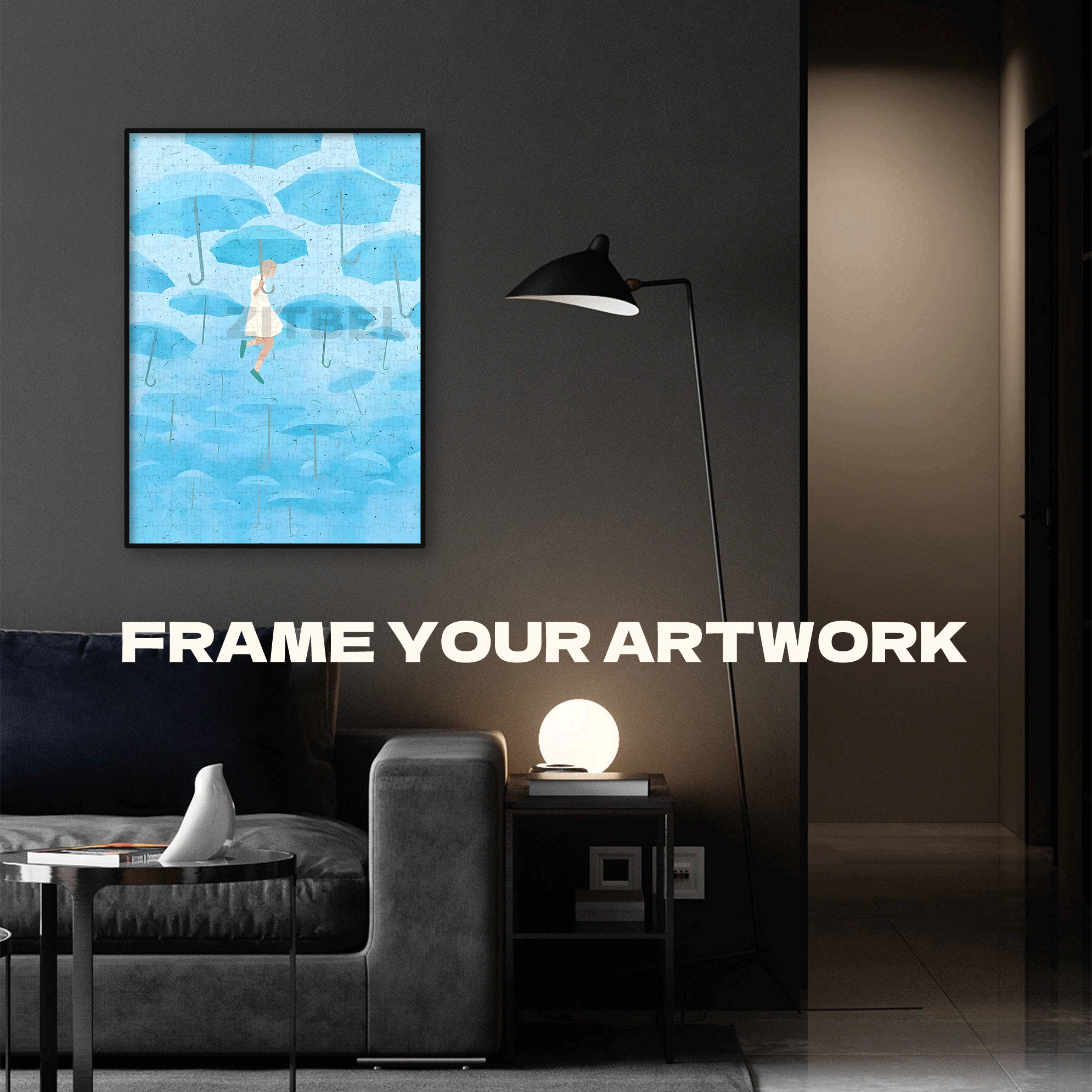 The Beauty Of Art 13 500pcs/1000pcs Jigsaw Puzzle, Scratch-Resistant, Interactive Family Game & Brain-Boosting DIY Decor, Perfect for Halloween, Christmas & New Year Gifts, Family Puzzle Game