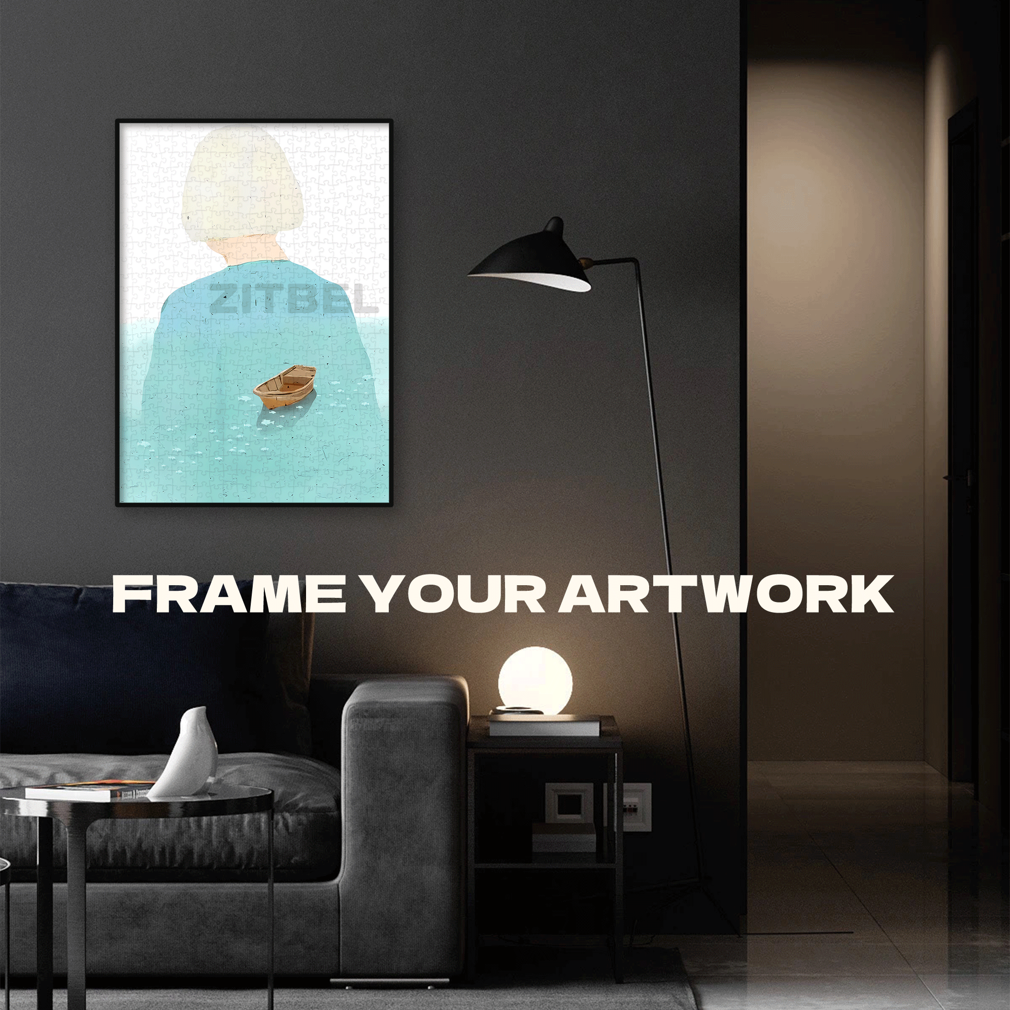 The Beauty Of Art 4 500pcs/1000pcs Jigsaw Puzzle, Scratch-Resistant, Interactive Family Game & Brain-Boosting DIY Decor, Perfect for Halloween, Christmas & New Year Gifts, Family Puzzle Game