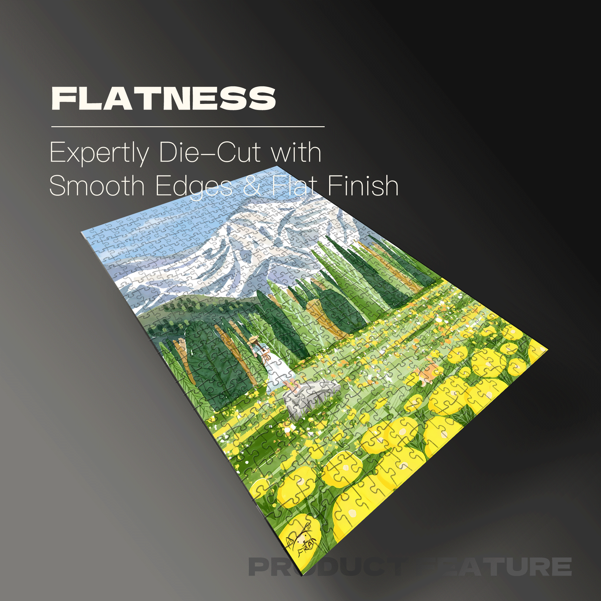 A Glimpse Of Spring 500pcs/1000pcs Jigsaw Puzzle, Scratch-Resistant, Interactive Family Game & Brain-Boosting DIY Decor, Perfect for Halloween, Christmas & New Year Gifts, Family Puzzle Game