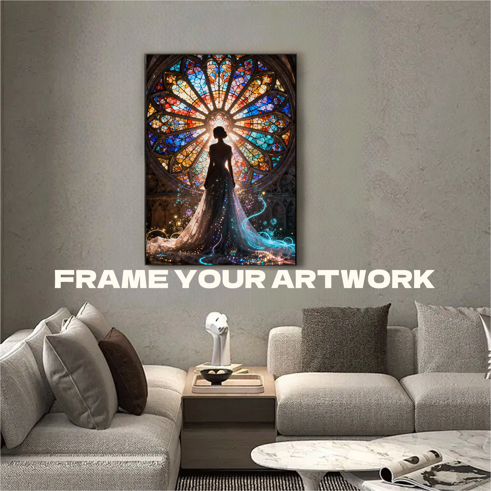 Holy Light 500pcs/1000pcs Jigsaw Puzzle, Scratch-Resistant, Interactive Family Game & Brain-Boosting DIY Decor, Perfect for Halloween, Christmas & New Year Gifts, Family Puzzle Game