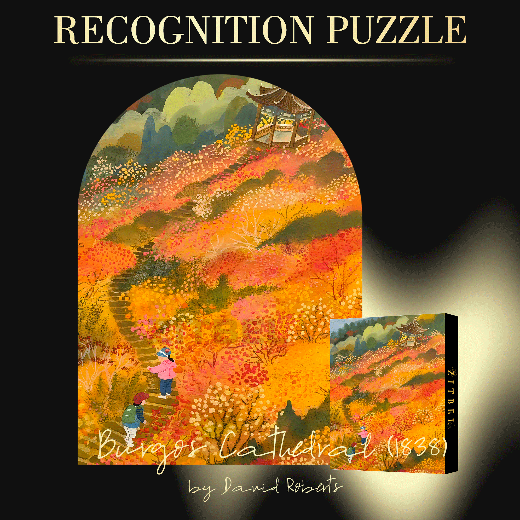 Autumn in Longshan 500pcs/1000pcs Jigsaw Puzzle, Scratch-Resistant, Interactive Family Game & Brain-Boosting DIY Decor, Perfect for Halloween, Christmas & New Year Gifts, Family Puzzle Game