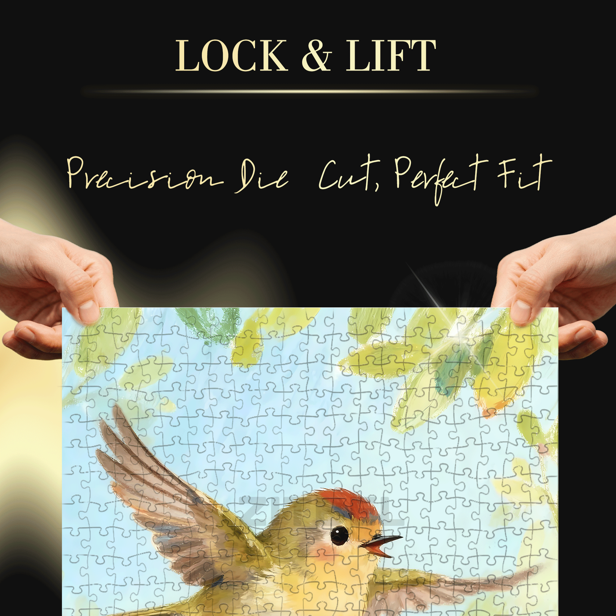 Break Out Of The Bird's Nest 500pcs/1000pcs Jigsaw Puzzle, Scratch-Resistant, Interactive Family Game & Brain-Boosting DIY Decor, Perfect for Halloween, Christmas & New Year Gifts, Family Puzzle Game