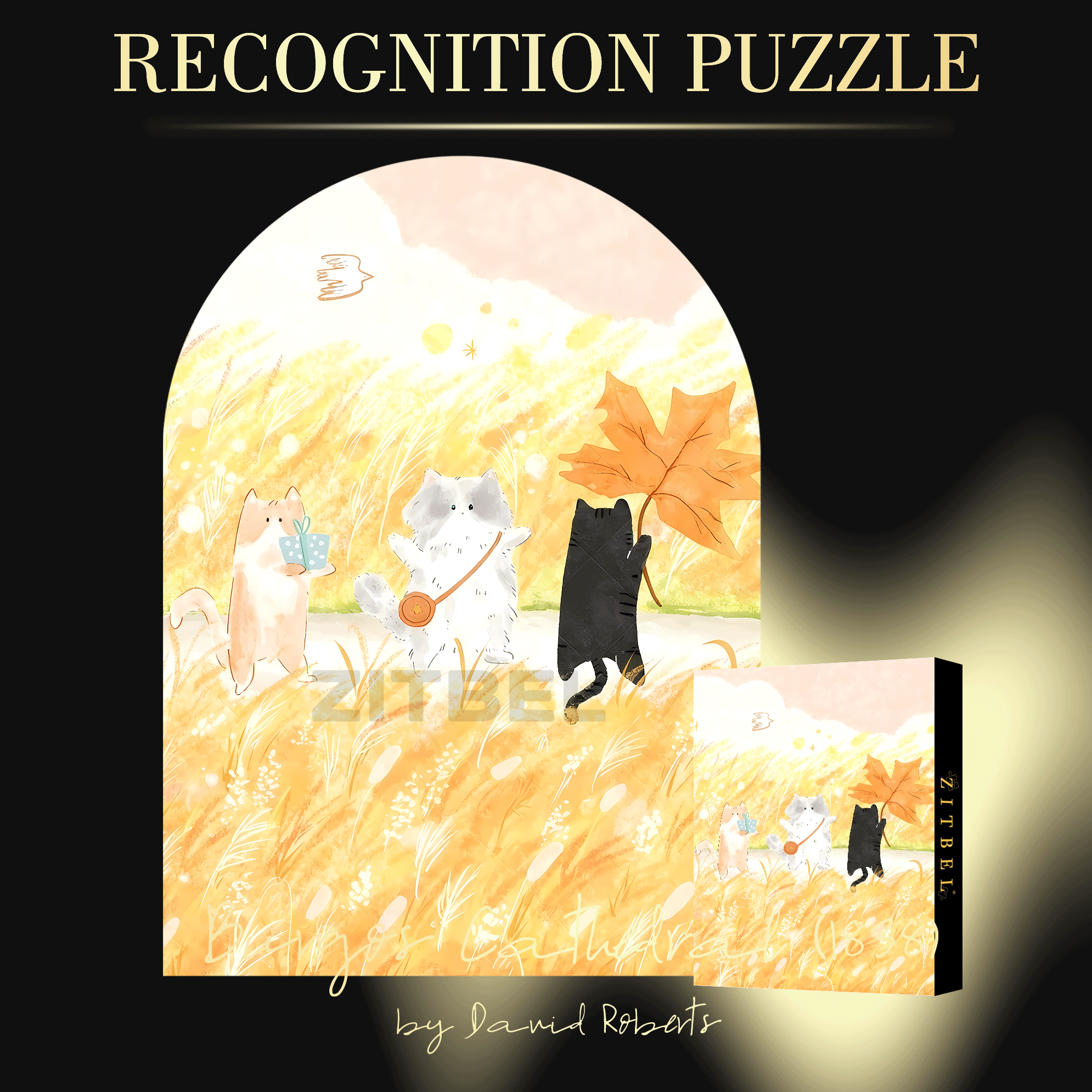 Collecting Autumn 500pcs/1000pcs Jigsaw Puzzle, Scratch-Resistant, Interactive Family Game & Brain-Boosting DIY Decor, Perfect for Halloween, Christmas & New Year Gifts, Family Puzzle Game