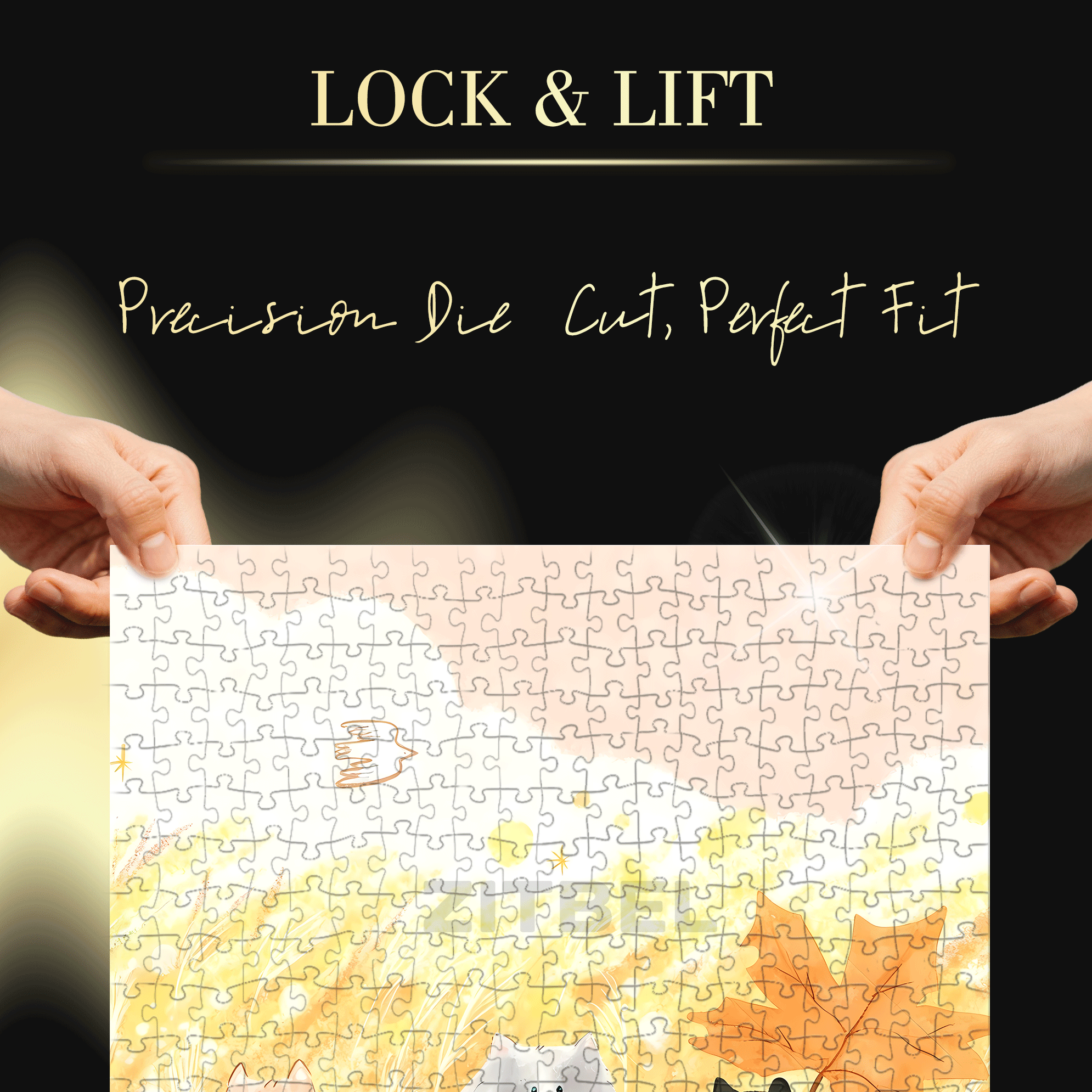 Collecting Autumn 500pcs/1000pcs Jigsaw Puzzle, Scratch-Resistant, Interactive Family Game & Brain-Boosting DIY Decor, Perfect for Halloween, Christmas & New Year Gifts, Family Puzzle Game