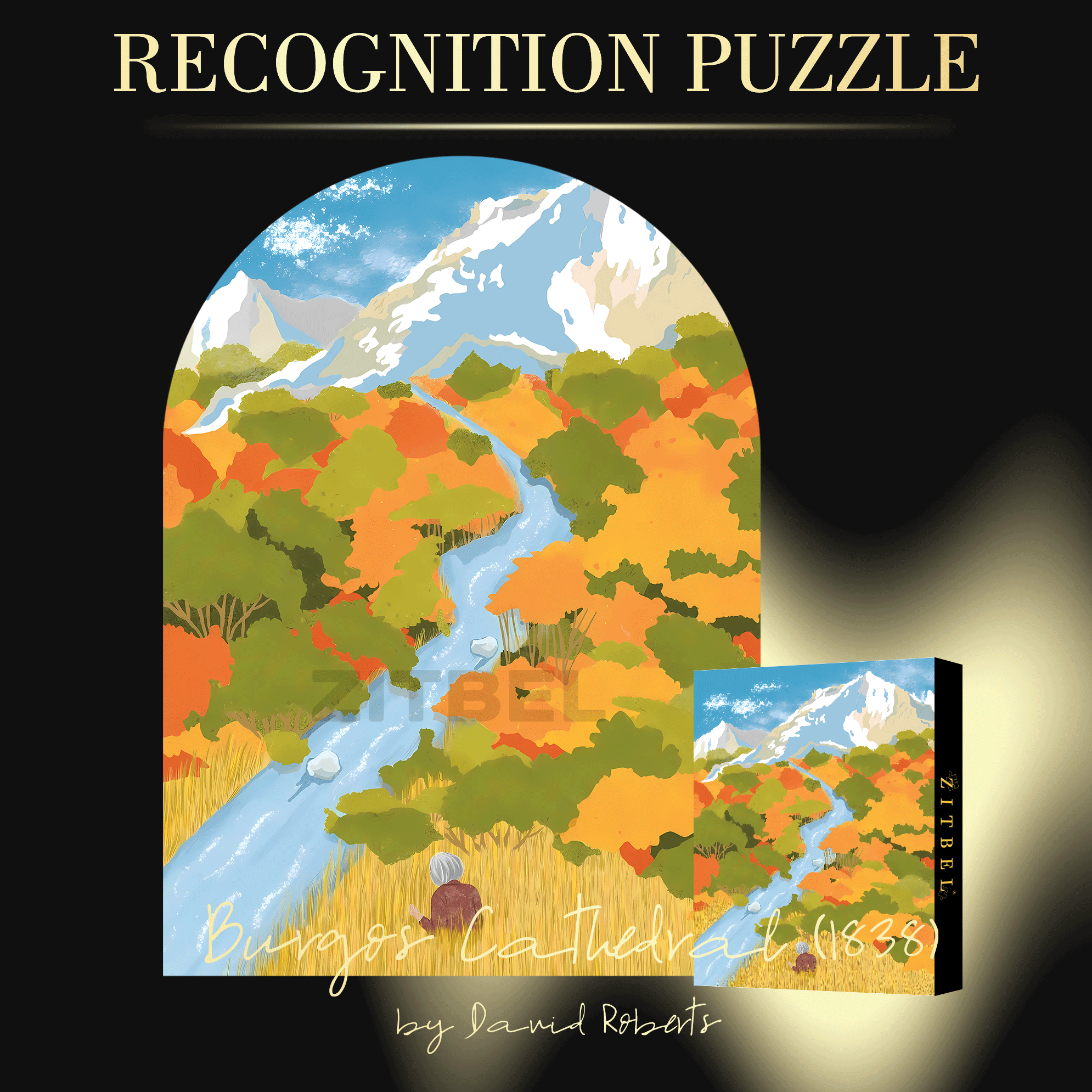 Late Autumn 500pcs/1000pcs Jigsaw Puzzle, Scratch-Resistant, Interactive Family Game & Brain-Boosting DIY Decor, Perfect for Halloween, Christmas & New Year Gifts, Family Puzzle Game