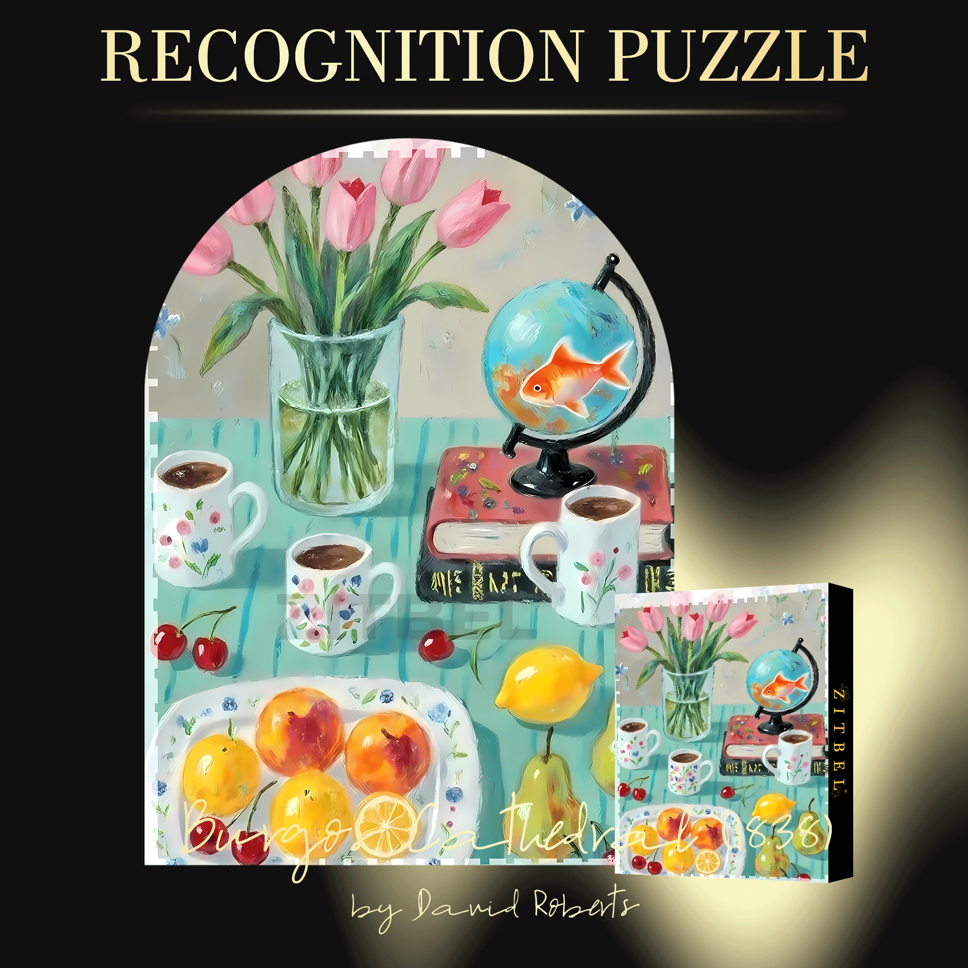 Leisurely Life 2 500pcs/1000pcs Jigsaw Puzzle, Scratch-Resistant, Interactive Family Game & Brain-Boosting DIY Decor, Perfect for Halloween, Christmas & New Year Gifts, Family Puzzle Game